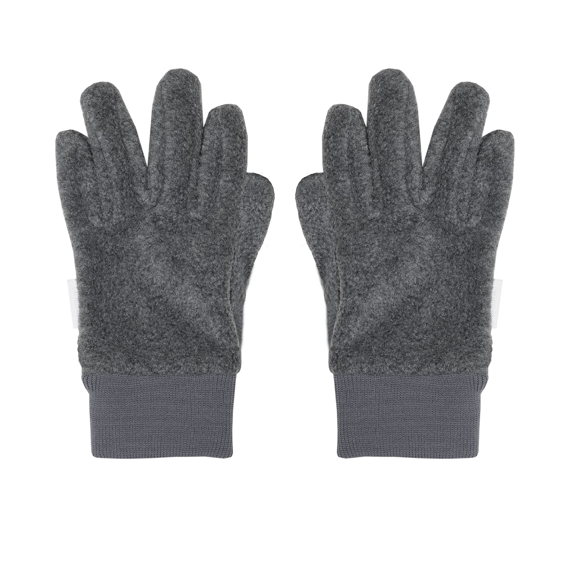 Image of MAXIMO Fleecehandschuhe Boucle-Optik, Strickbündchen, basic, weich, für alle Aktivitäten