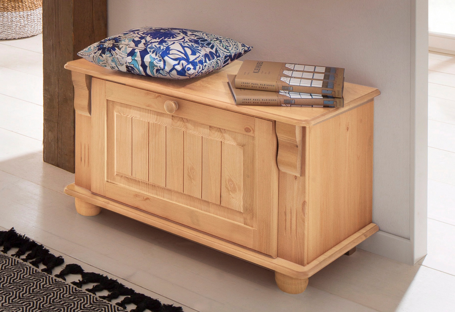 Image of GOODproduct Schuhbank "Adele" Breite 80 cm, Sitzhöhe 45 cm, aus massiver Kiefer, FSC