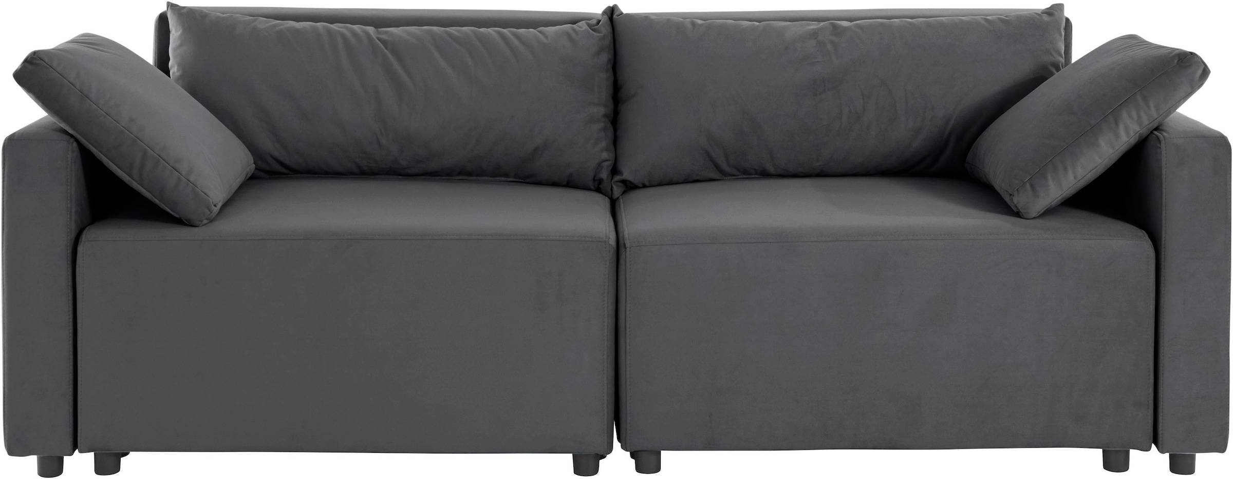 Image of Home affaire 2-Sitzer "Marva 2tlg." beide Elemente ausziehbar für Bettfunktion, mit Bettkasten