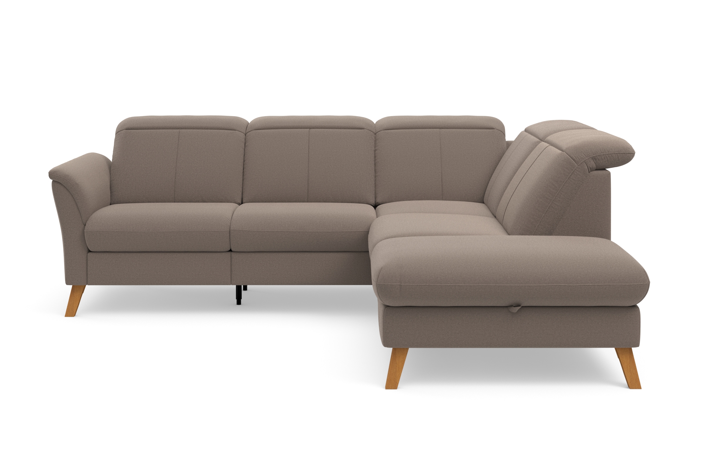 Image of sit&more Ecksofa "Romero L-Form" wahlweise mit oder ohne TV-Funktion, Bettfunktion, Bettkasten