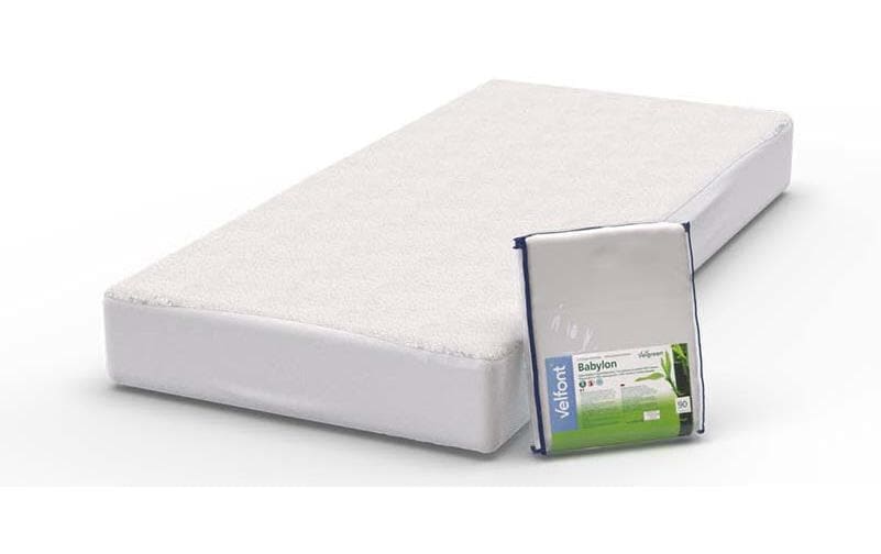 Spannbettlaken »Velfont Velgreen Frotté 180 x 200 cm, Weiss«