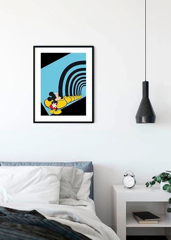 ✌ Komar Poster »Mickey Foot Mouse Acheter Wohnzimmer Schlafzimmer, Tunnel«, Disney, Kinderzimmer, (1 en St.), ligne