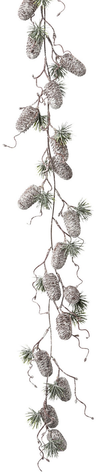Image of LeGer Home by Lena Gercke Kunstgirlande »Jade«, mit Zapfen in gefrosteter Optik, Länge ca. 127 cm bei Ackermann Versand Schweiz