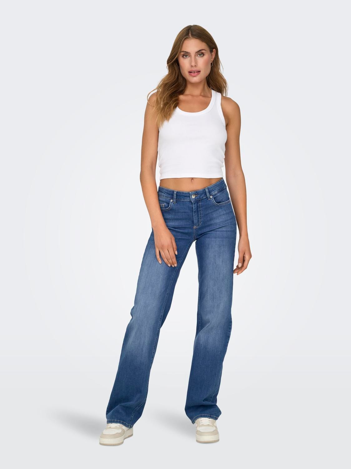 ONLY Straight-Jeans »ONLBLUSH MID STRAIGHT DNM REA12187 NOOS«