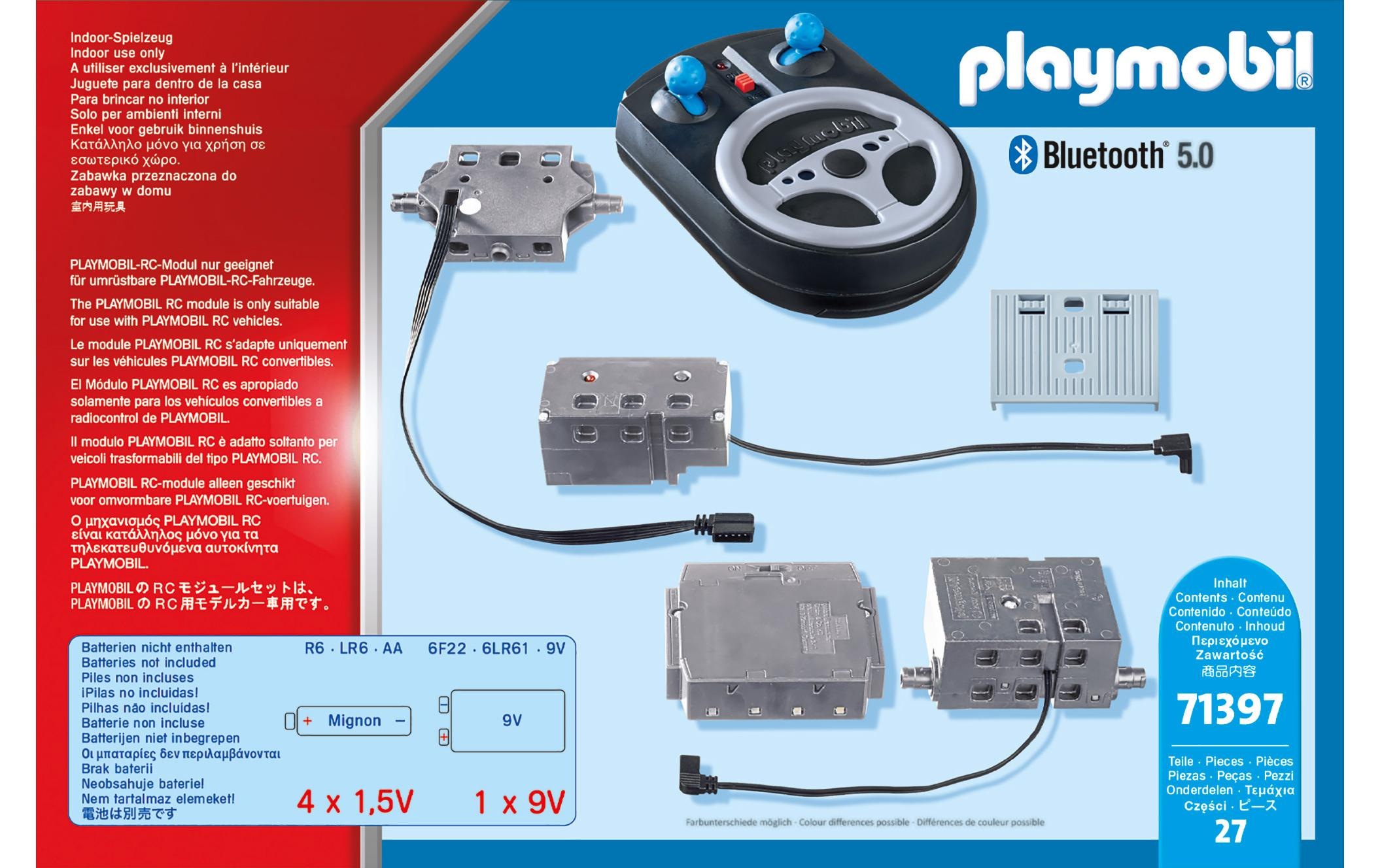 Playmobil® Spielbausteine »RC-Modul-Set Bluetooth 71397«, (27 St.)