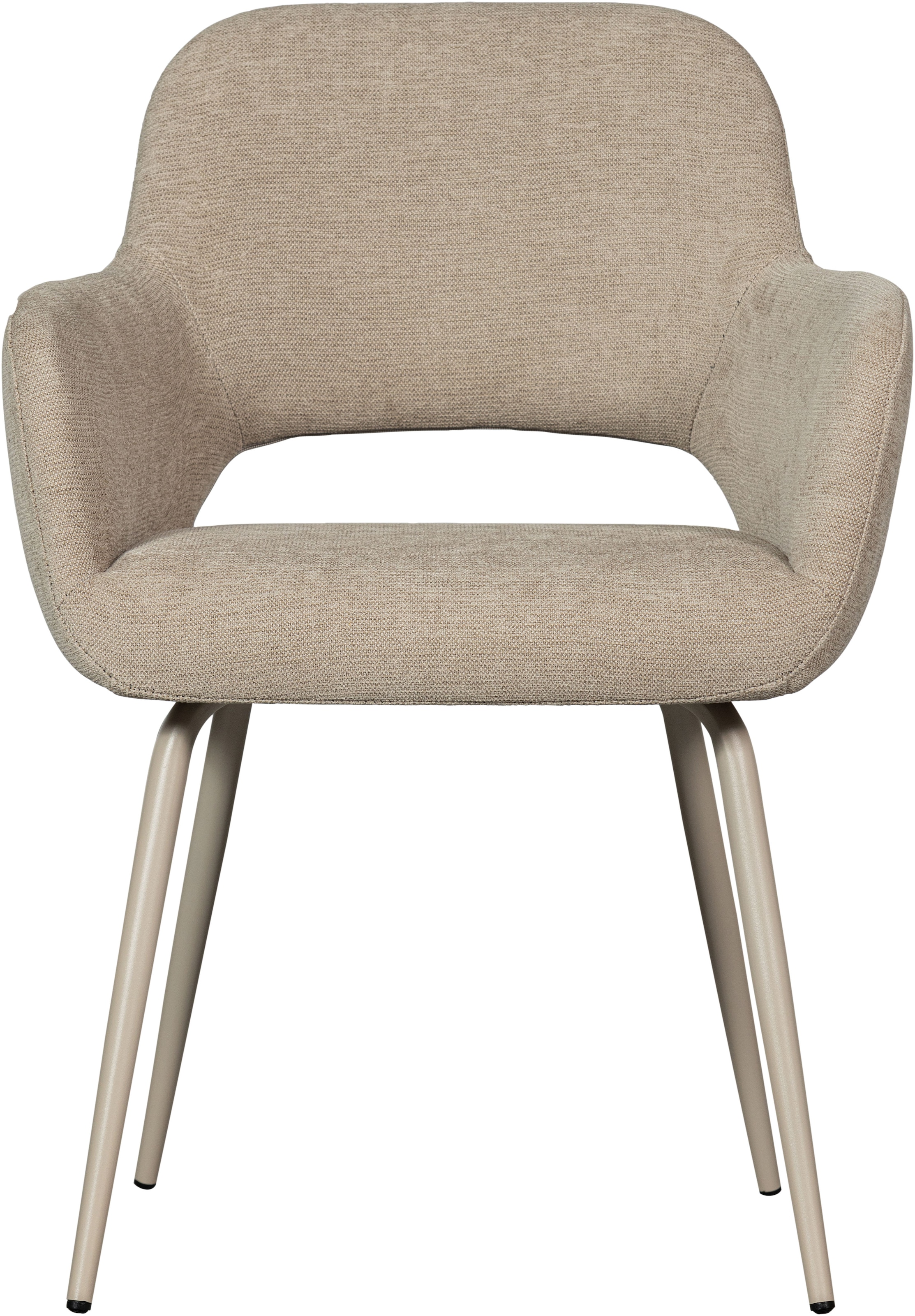 WOOOD Esszimmerstuhl »Jenny mit Hope-Gewebtem Bezug und Metallgestell, B 58 x T 58 x H 80 cm« (Set) 2 Stk.(Set, 2 St) Sehr hohe Verschleissfestigkeit, Tragkraft 100 kg