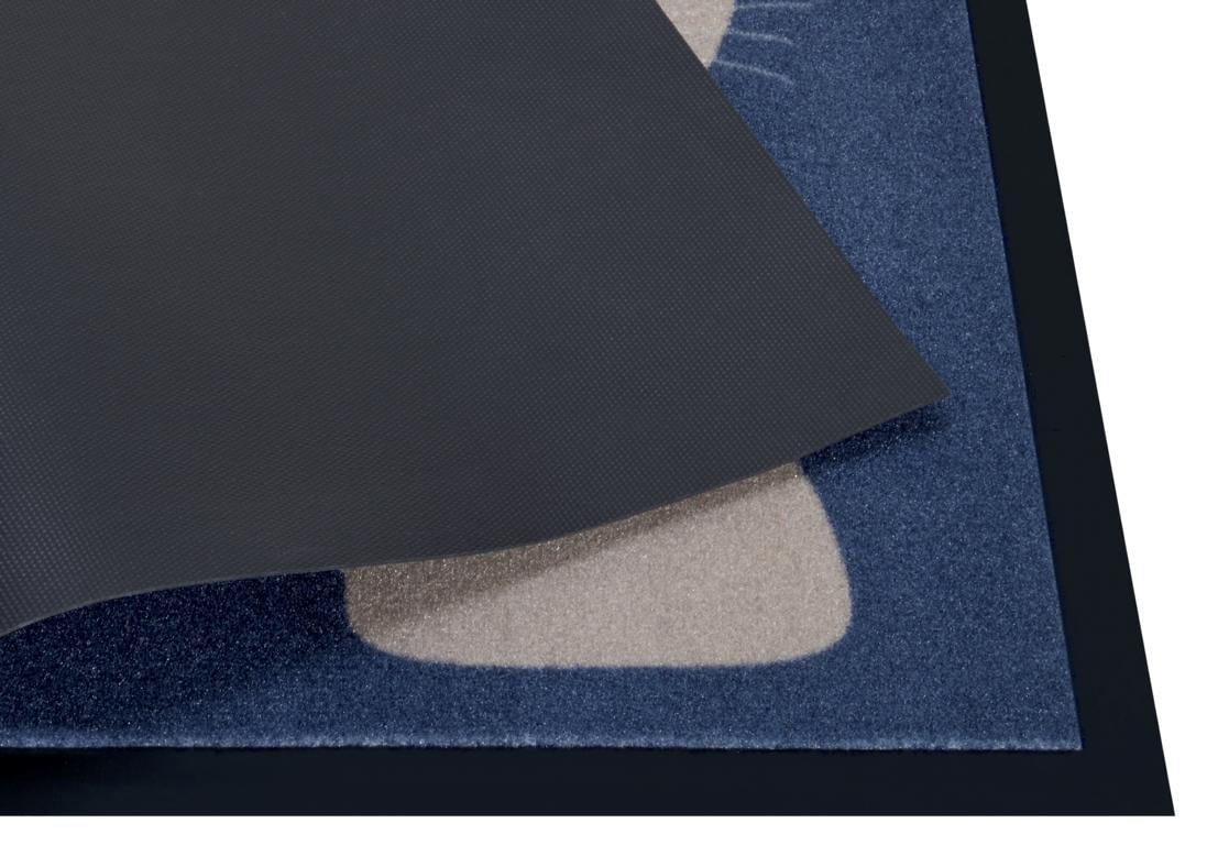 my home Fussmatte »Katze, Türmatte«, rechteckig, 5 mm Höhe, Rutschfest, Tiermotiv, Cat, mit Spruch, Robust, Pflegeleicht