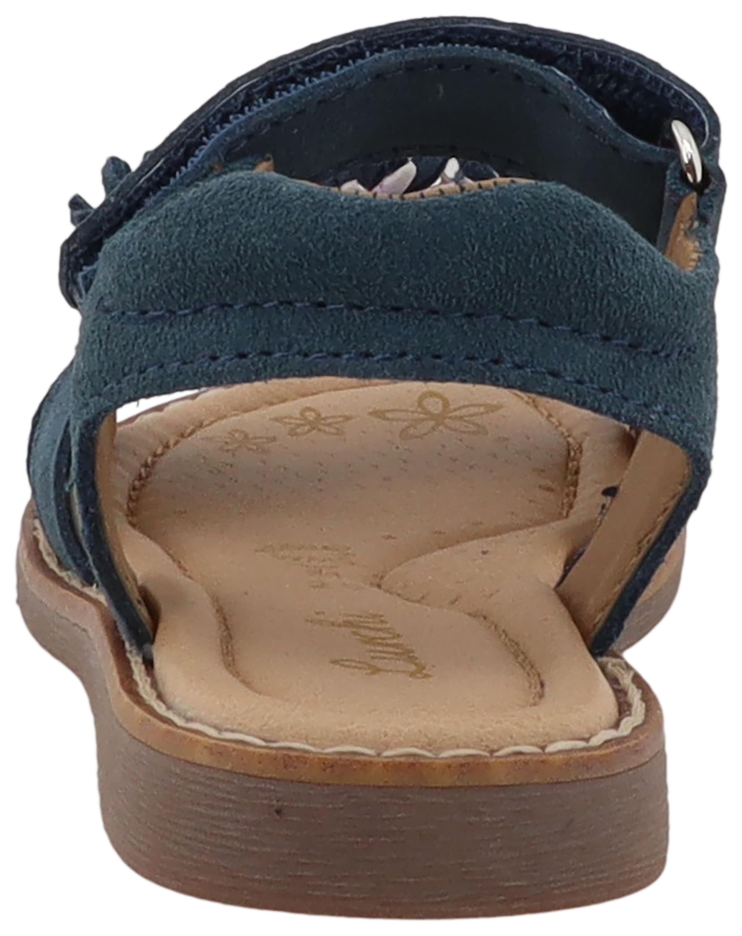 Lurchi Sandale »Loona«  chaussure à scratch avec application fleur, gabarit de taille à télécharger