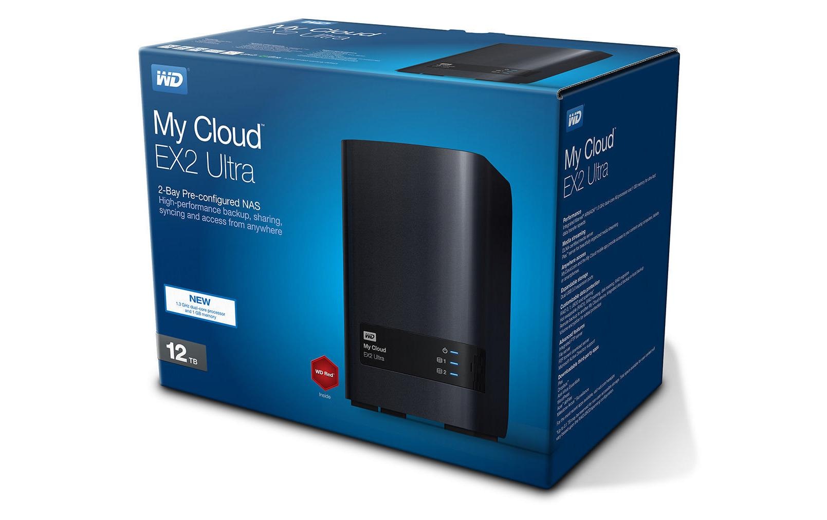 Western Digital HDD-NAS-Festplatte »NAS My Cloud EX2 Ultra 2-bay WD RED 12 TB«