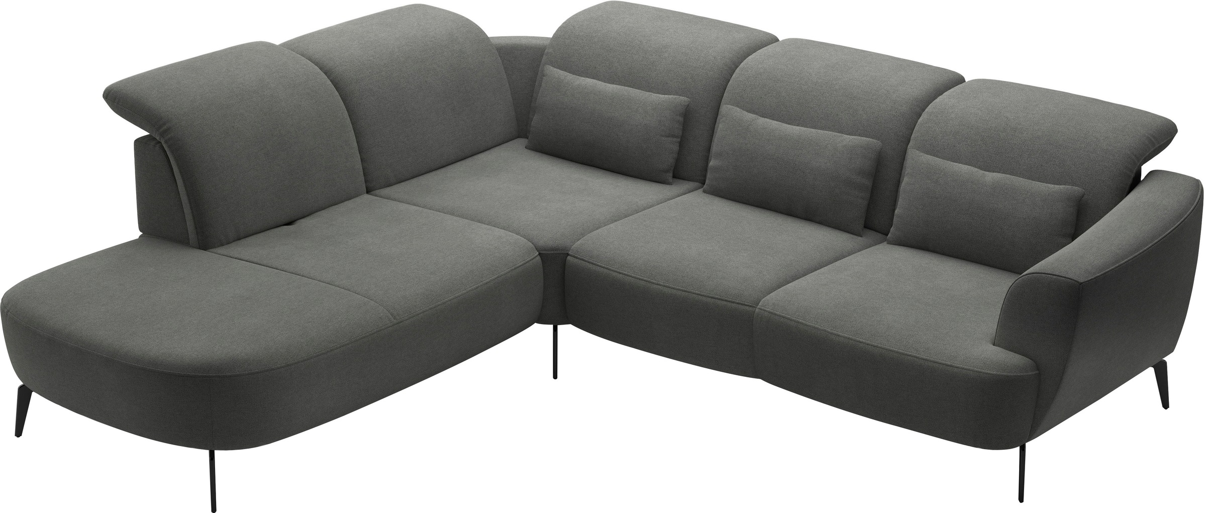 sit&more Ecksofa »Zoe«, ink.Sitztiefenverstellung, wahlweise mit Kopfteilverstellung