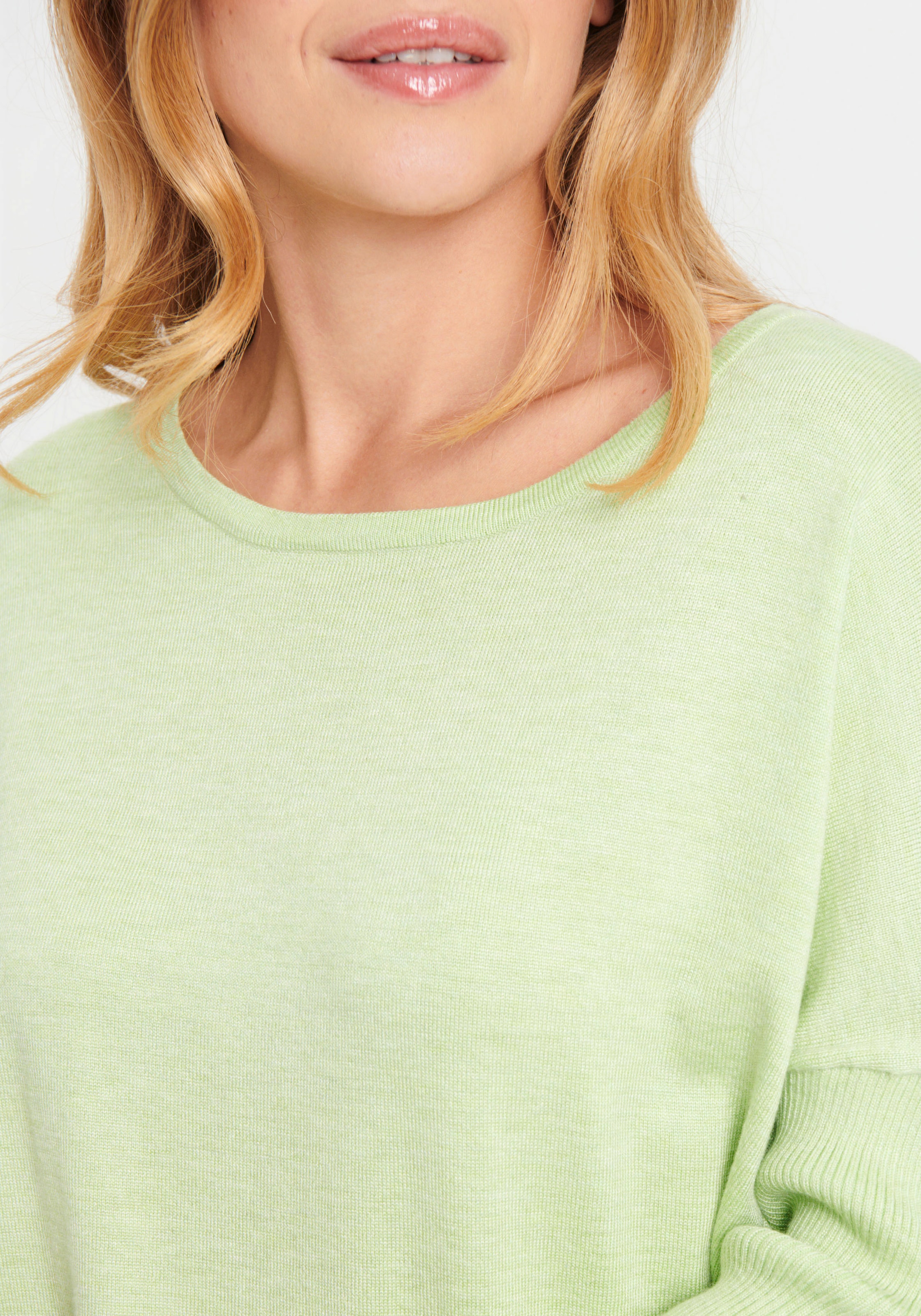 Saint Tropez Rundhalspullover »A2561, MilaSZ R-Neck Pullover«