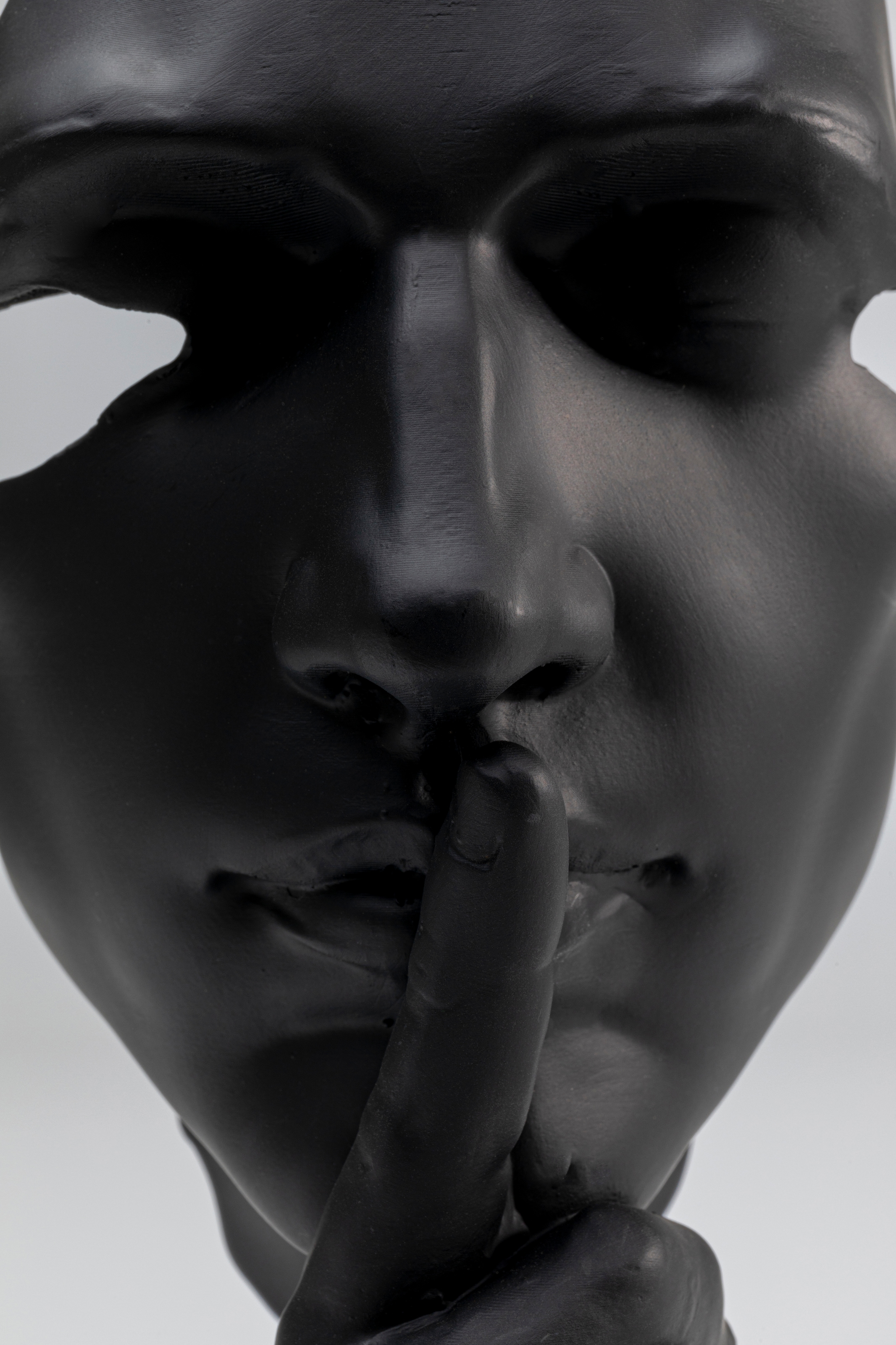 Kare Design Dekoobjekt »Deko Objekt Quiet Face Schwarz 31cm«