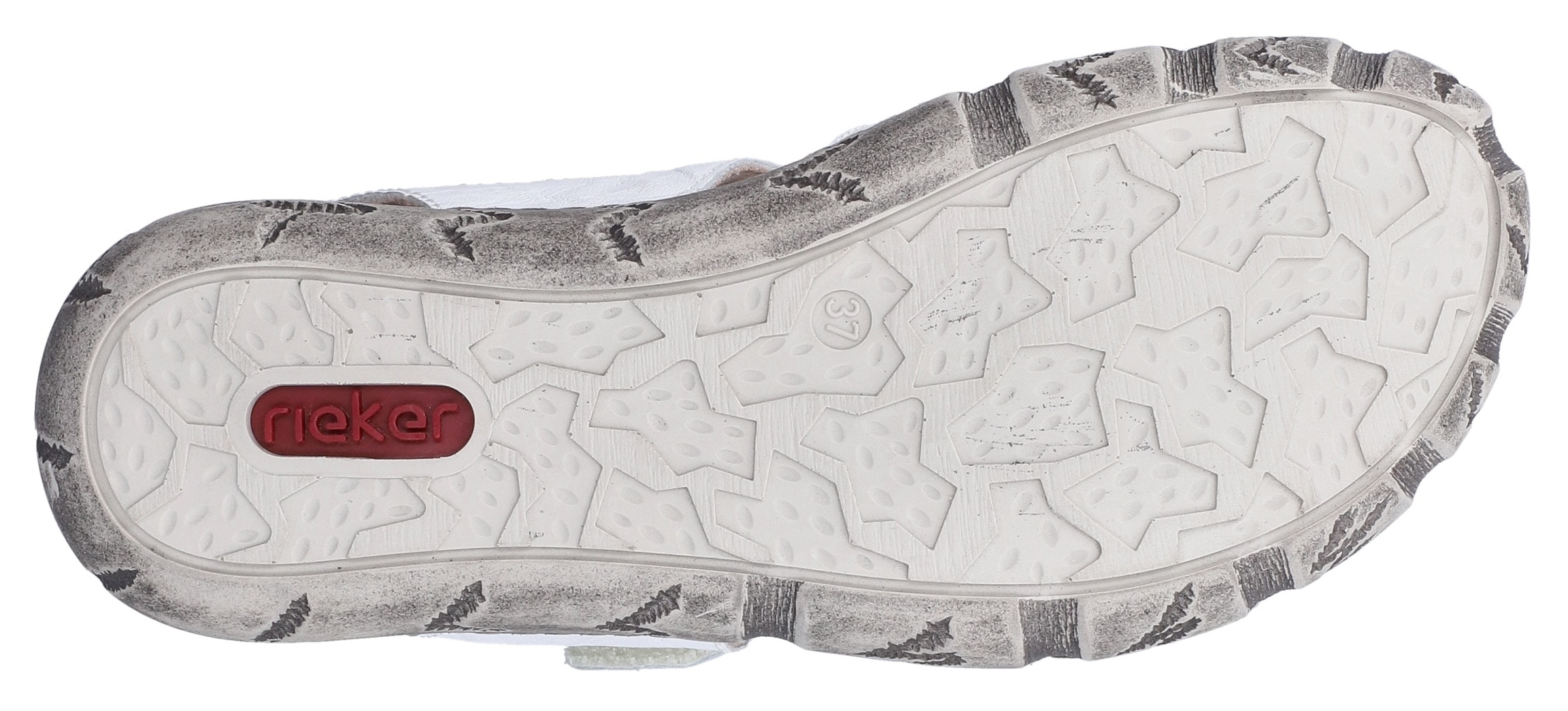Rieker Sandale  Chaussure d'été, sandale à scratch avec couture décorative