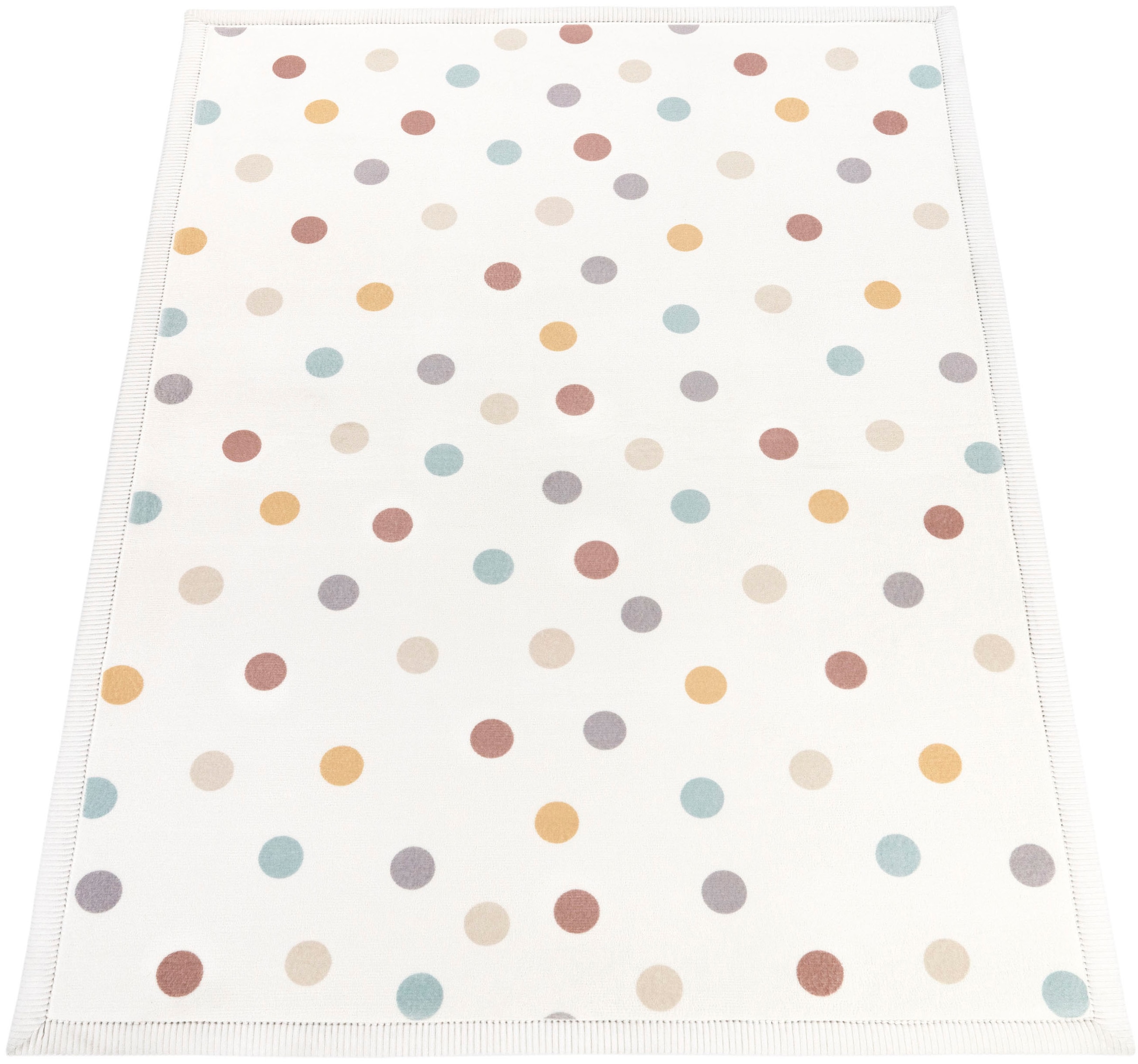 Image of Paco Home Kinderteppich "Emilia 351" rechteckig 24 mm Höhe Kurzflor, gepunktet, sehr weicher Flor