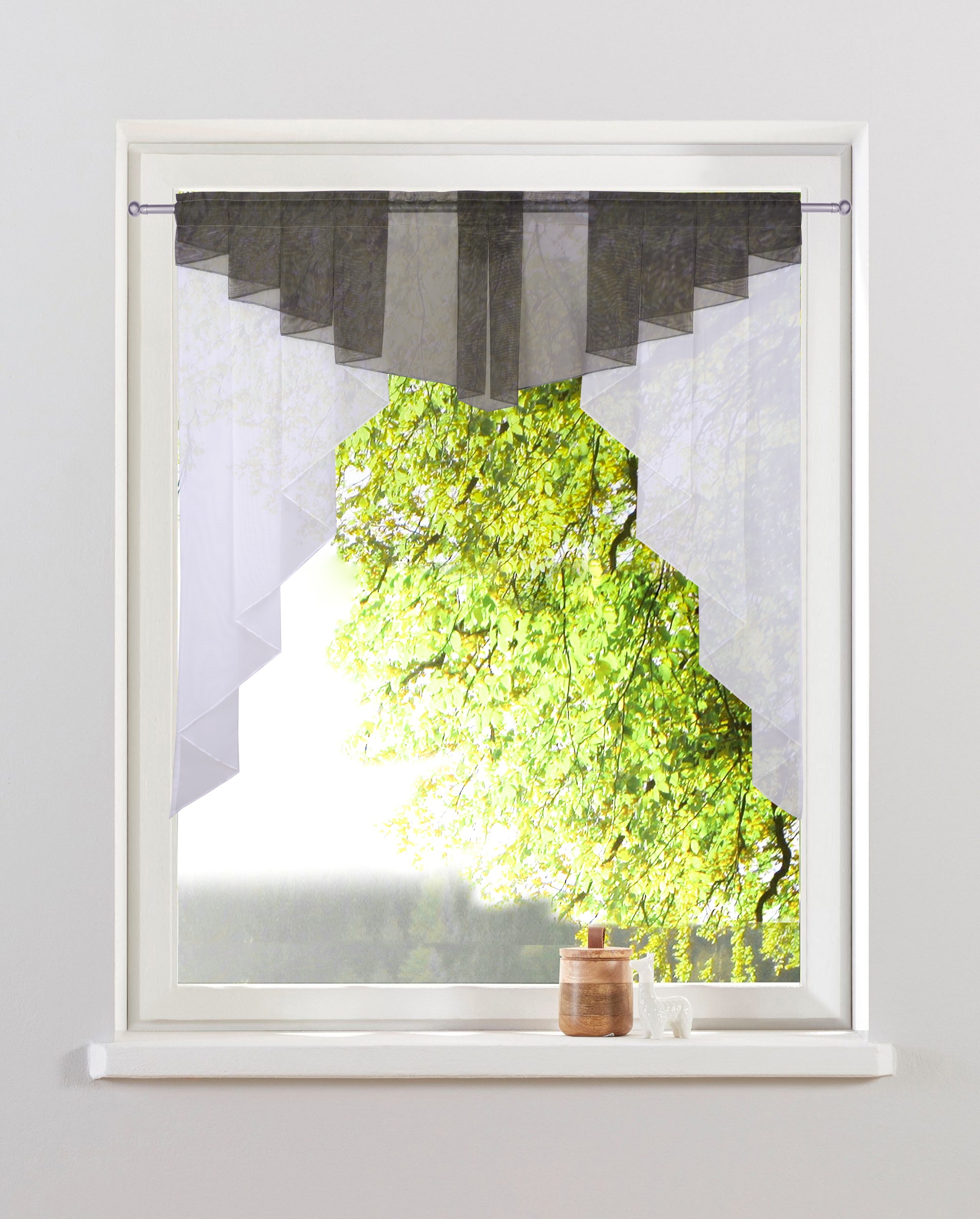Image of GOODproduct Kuvertstore "Sinan" Stangendurchzug 1 Stk. tlg. Kräuselbandaufhängung