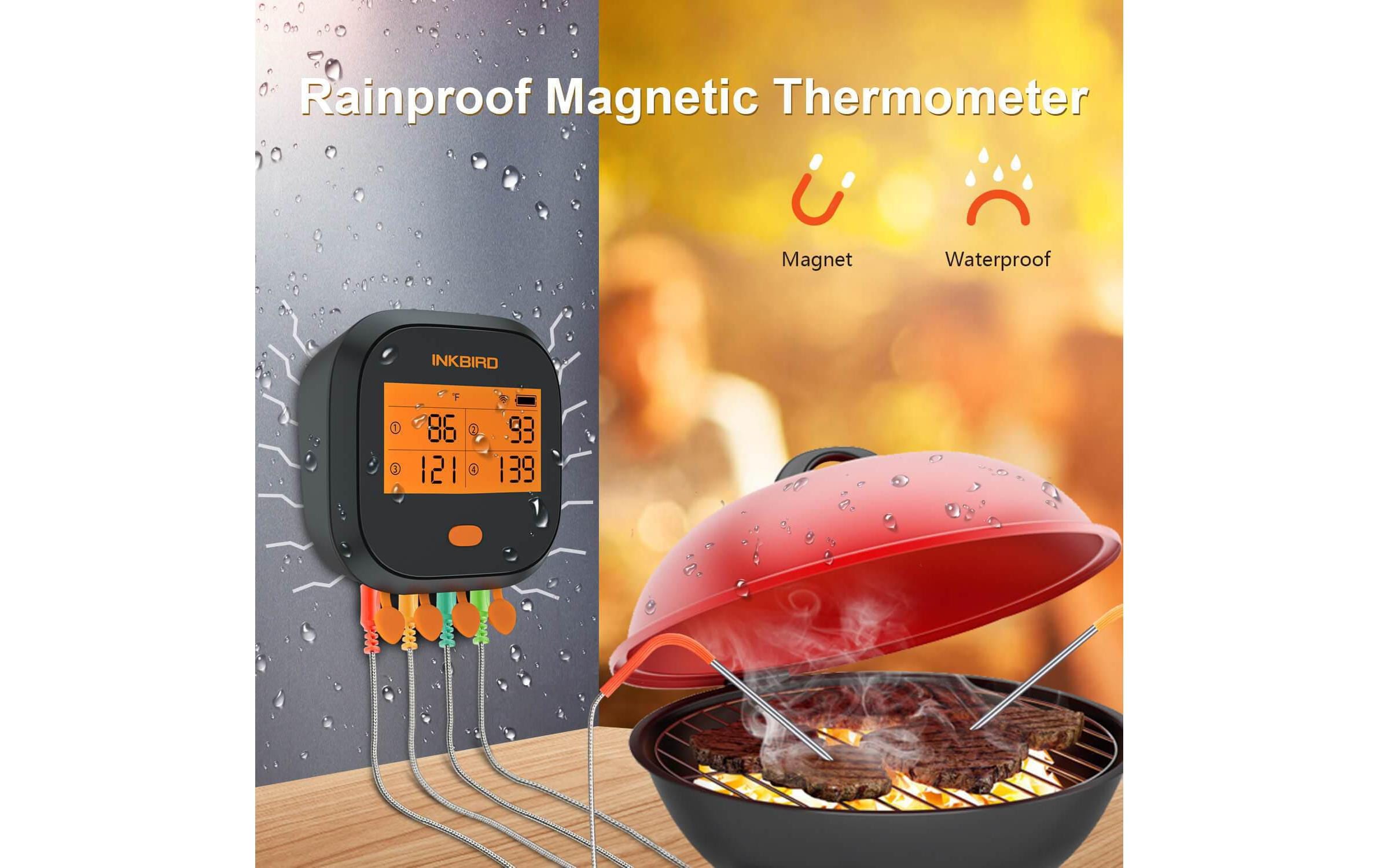 Bratenthermometer »Inkbird IBBQ-4T WiFi«