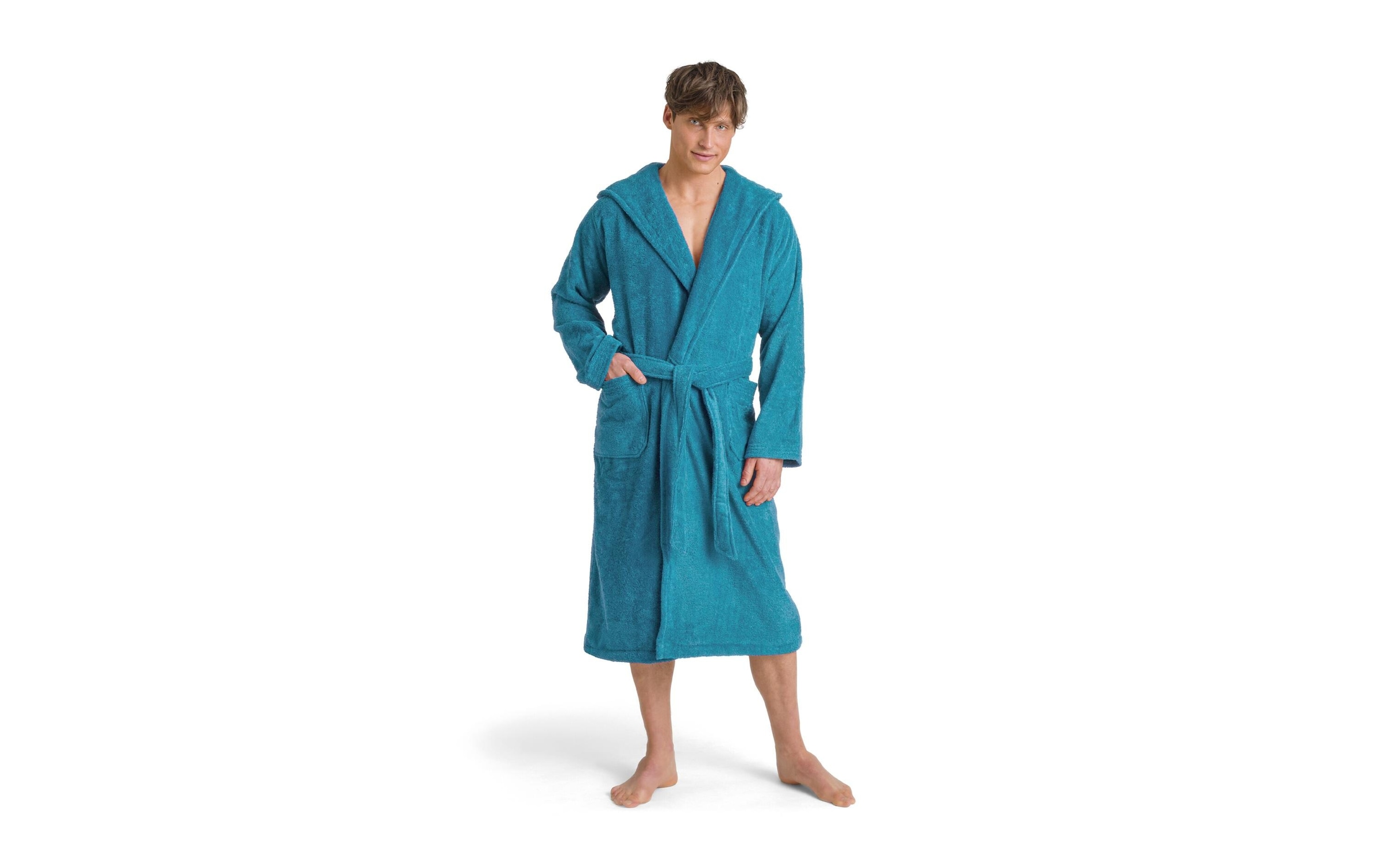 Möve Peignoir de bain unisexe »Superwuschel Kapuze, ideal für Sauna & Spa, Hotelbademantel« 1 cuis in Uni