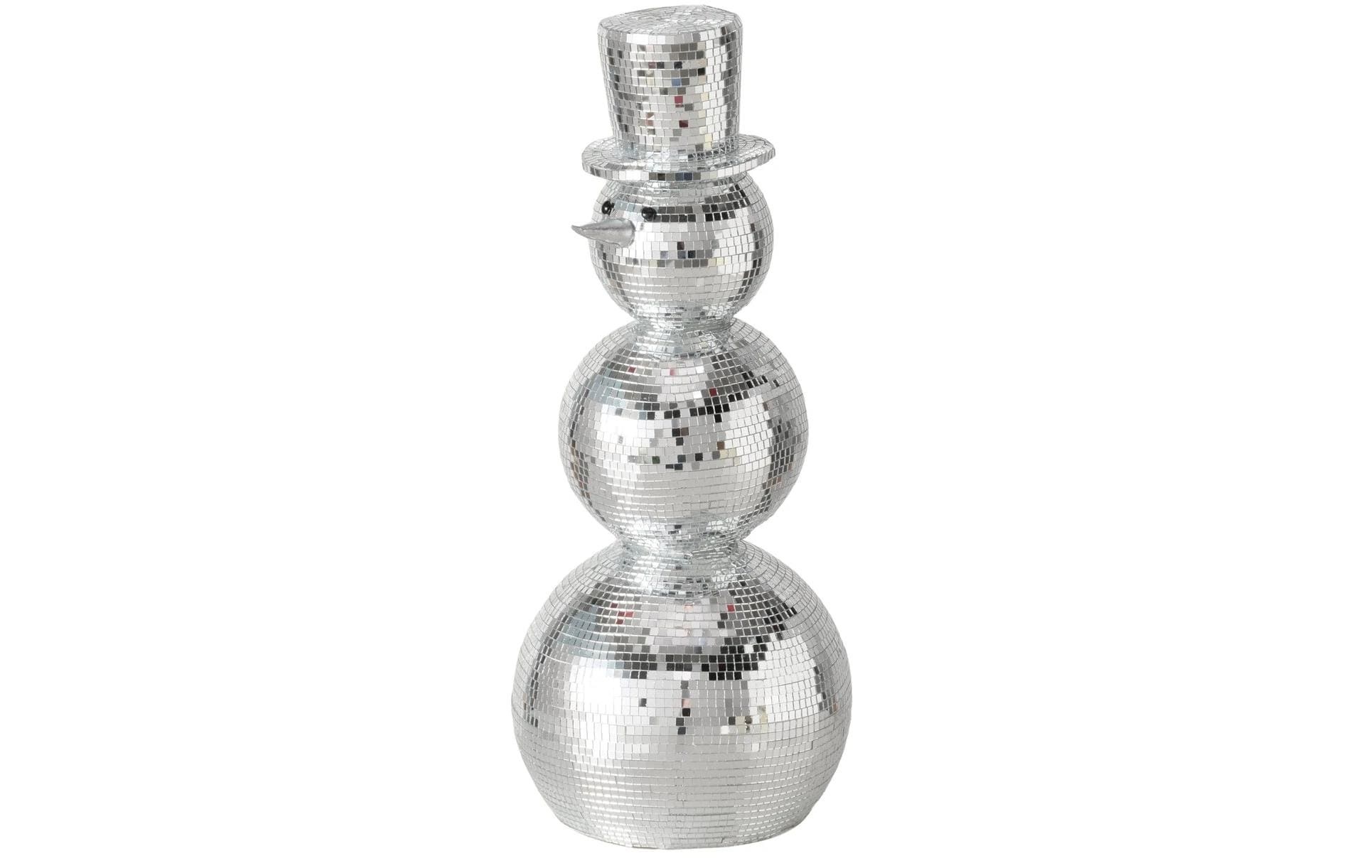 Image of BOLTZE Weihnachtsfigur "Schneemann Disco 50 x 22 cm"