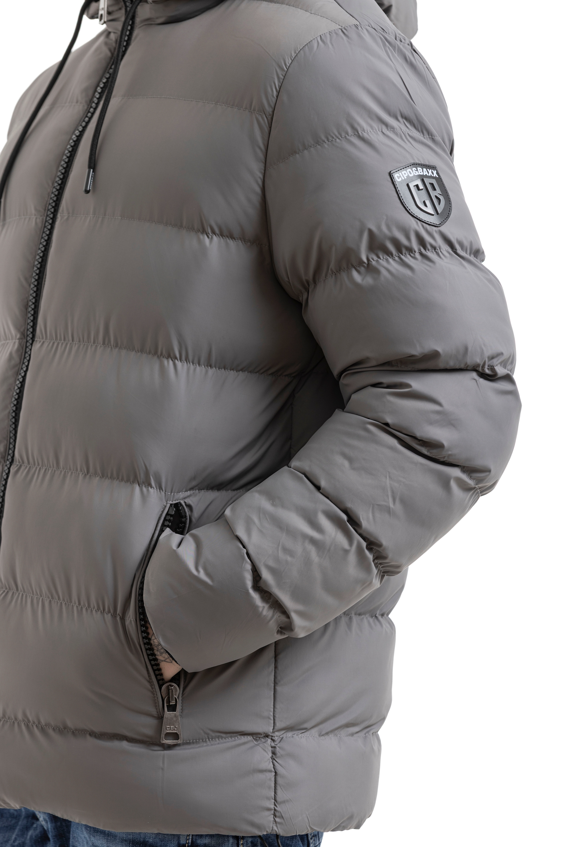 Cipo & Baxx Veste matelassée mit Kapuze