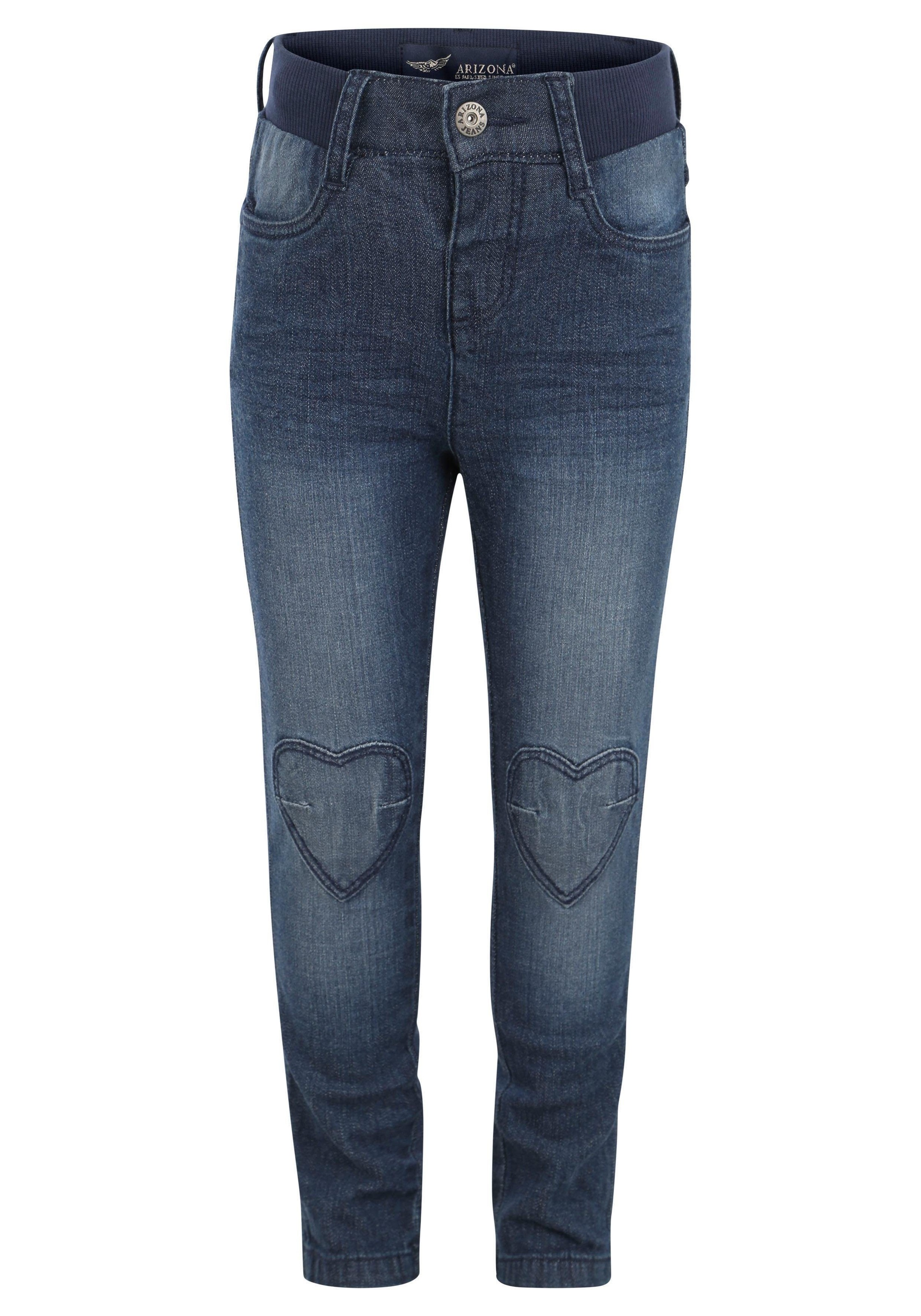 Image of Arizona Schlupfjeans, mit Herzförmiger Verstärkung auf den Knien bei Ackermann Versand Schweiz