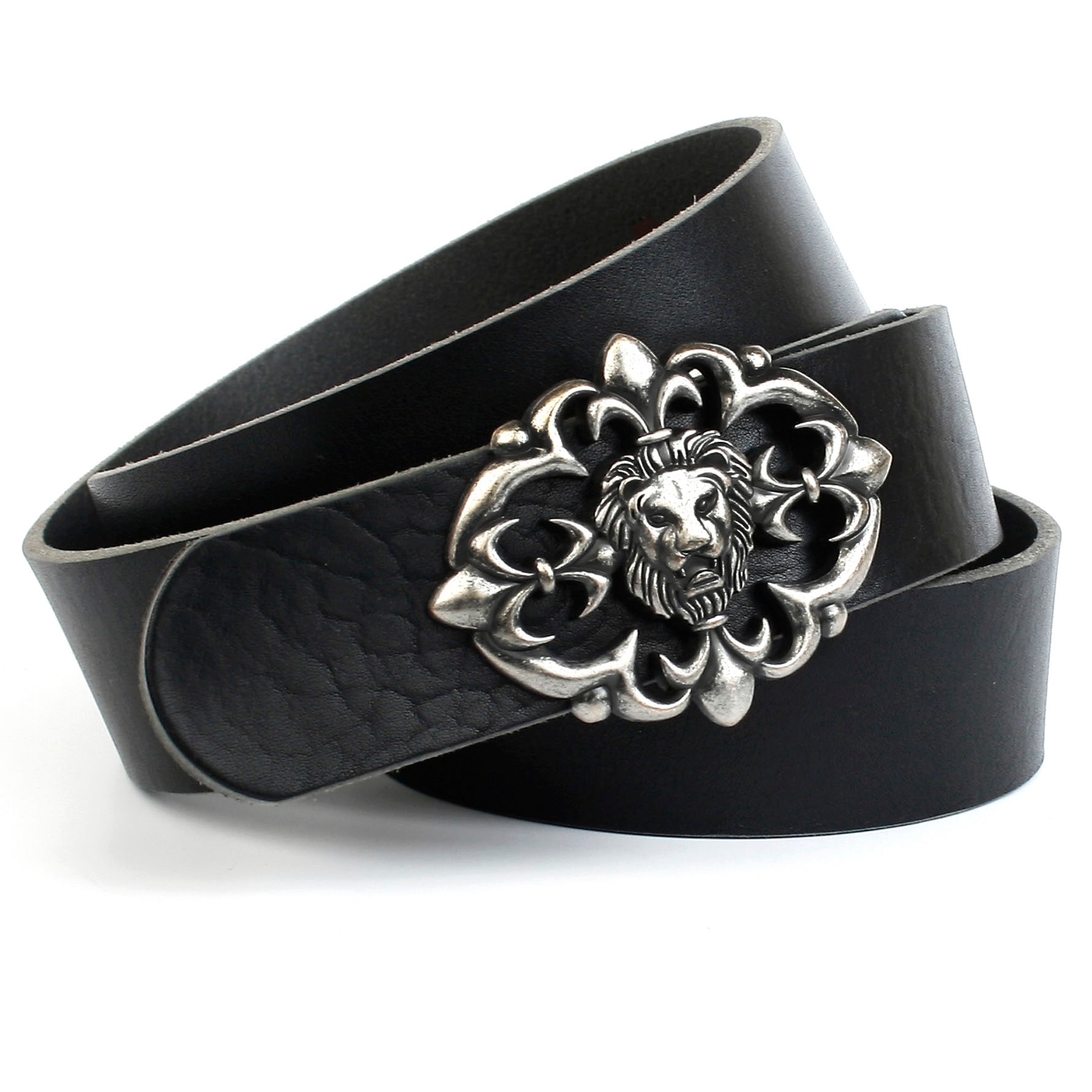 Image of Anthoni Crown Ledergürtel, Vollledergürtel mit Schliesse "Löwe" bei Ackermann Versand Schweiz
