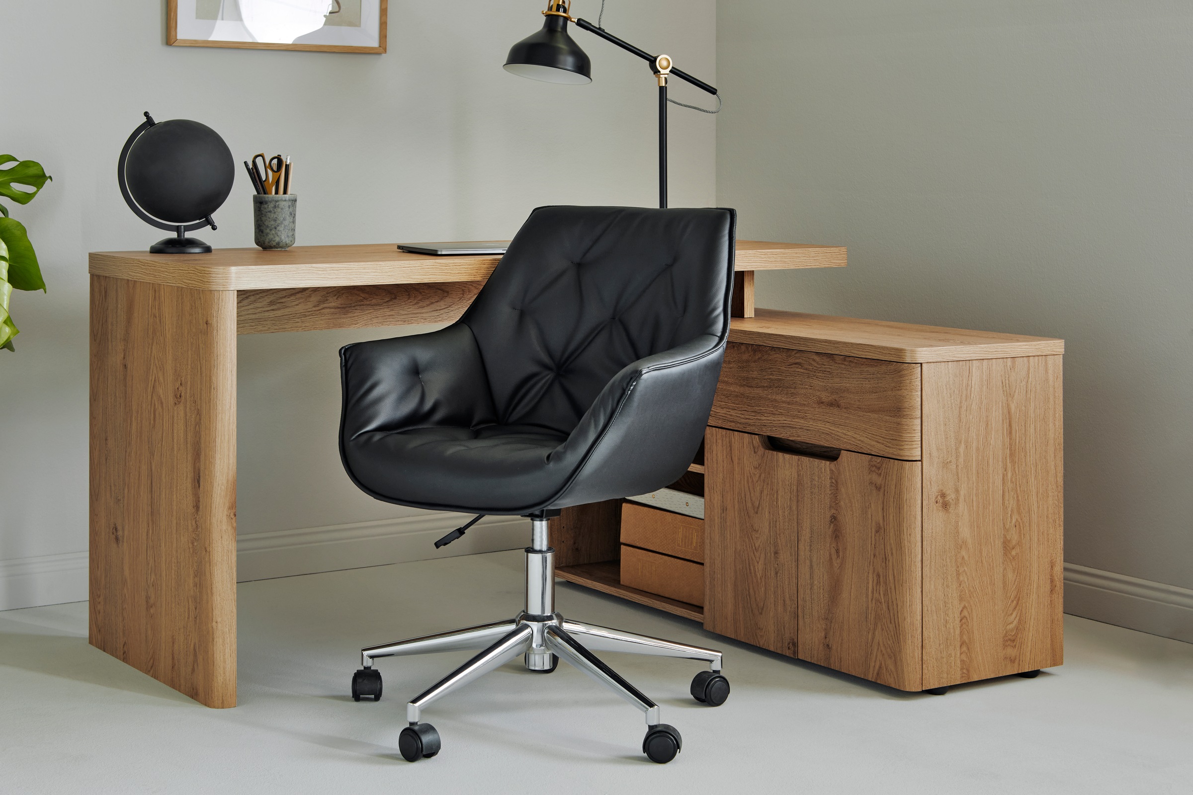 Jahnke Schreibtischstuhl »BOSS WORX« () 1 Stk.Bürostuhl, Schreibtischstuhl, höhenverstellbar, Kunstlederbezug