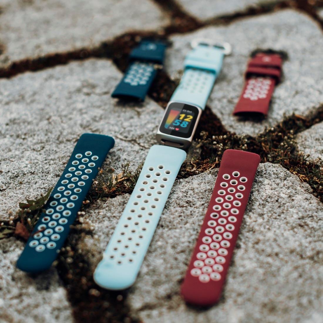 atmungsaktives ♕ »Sportarmband Uhrenarmband« versandkostenfrei für Fitbit 5, auf Hama Smartwatch-Armband Charge
