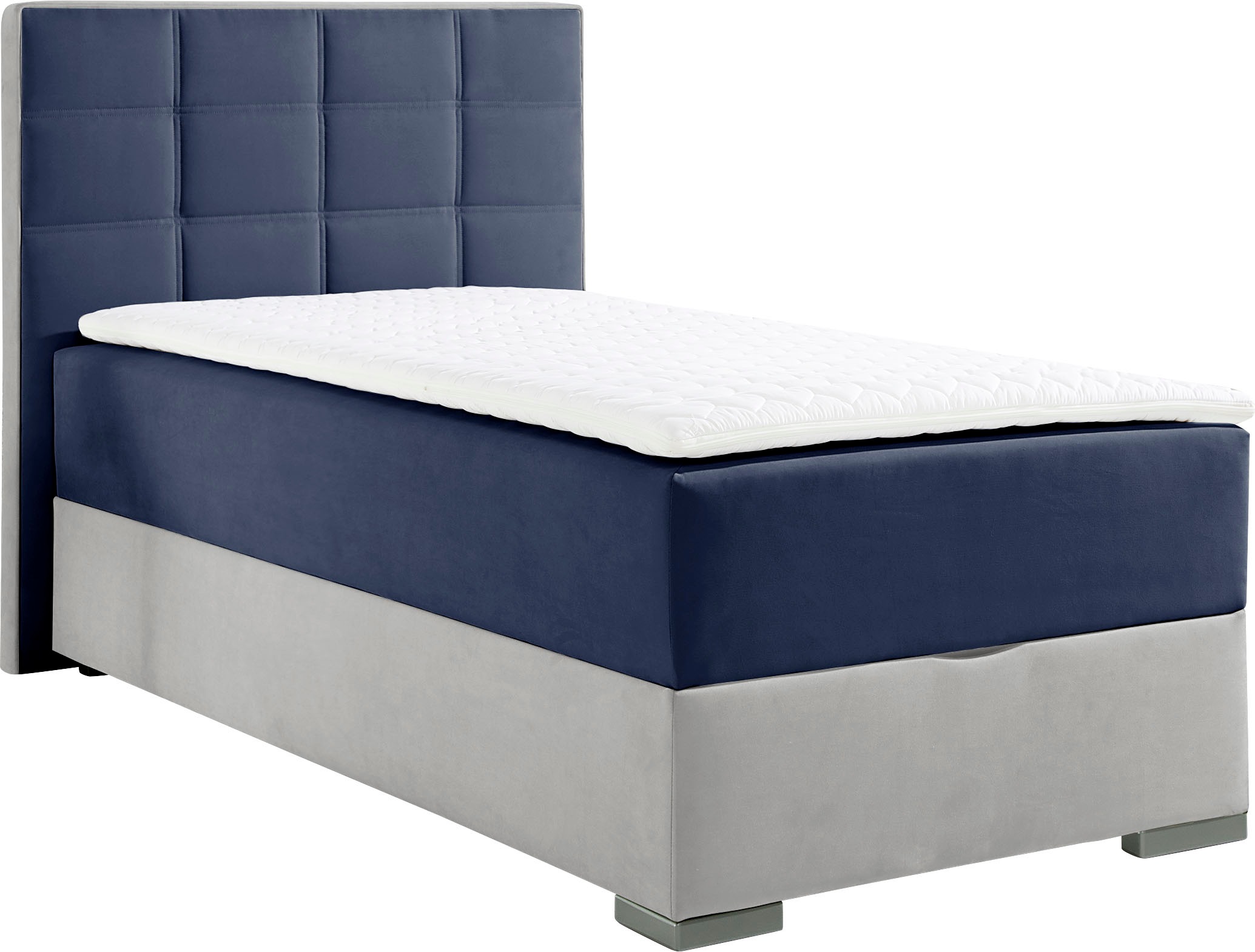 Maintal Boxspringbett mit Bettkasten und Topper