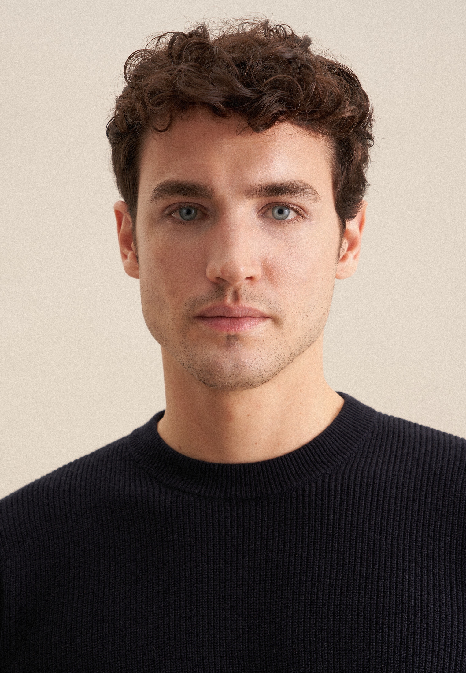 seidensticker Strickpullover »Schwarze Rose« 1/1 Rundhals Uni