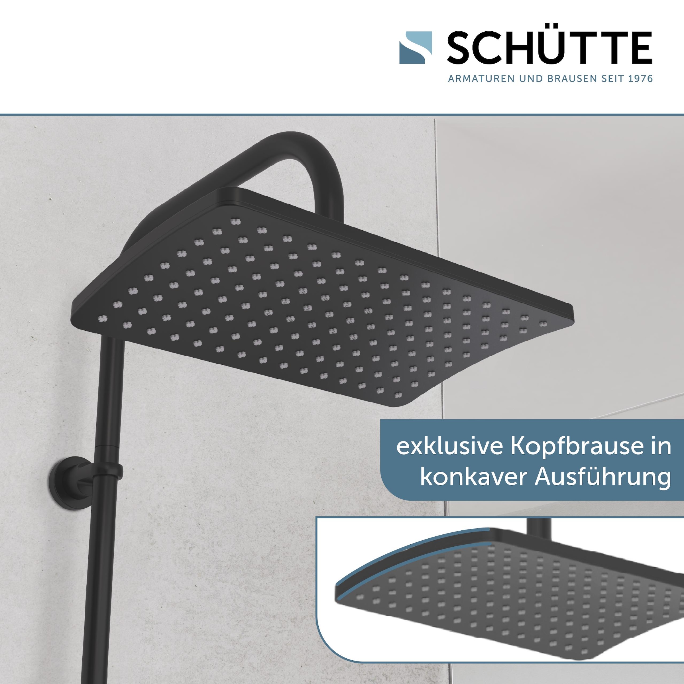 Schütte Garniture de douche »Mallorca« Duschsystem mit Kopfbrause und Handbrause