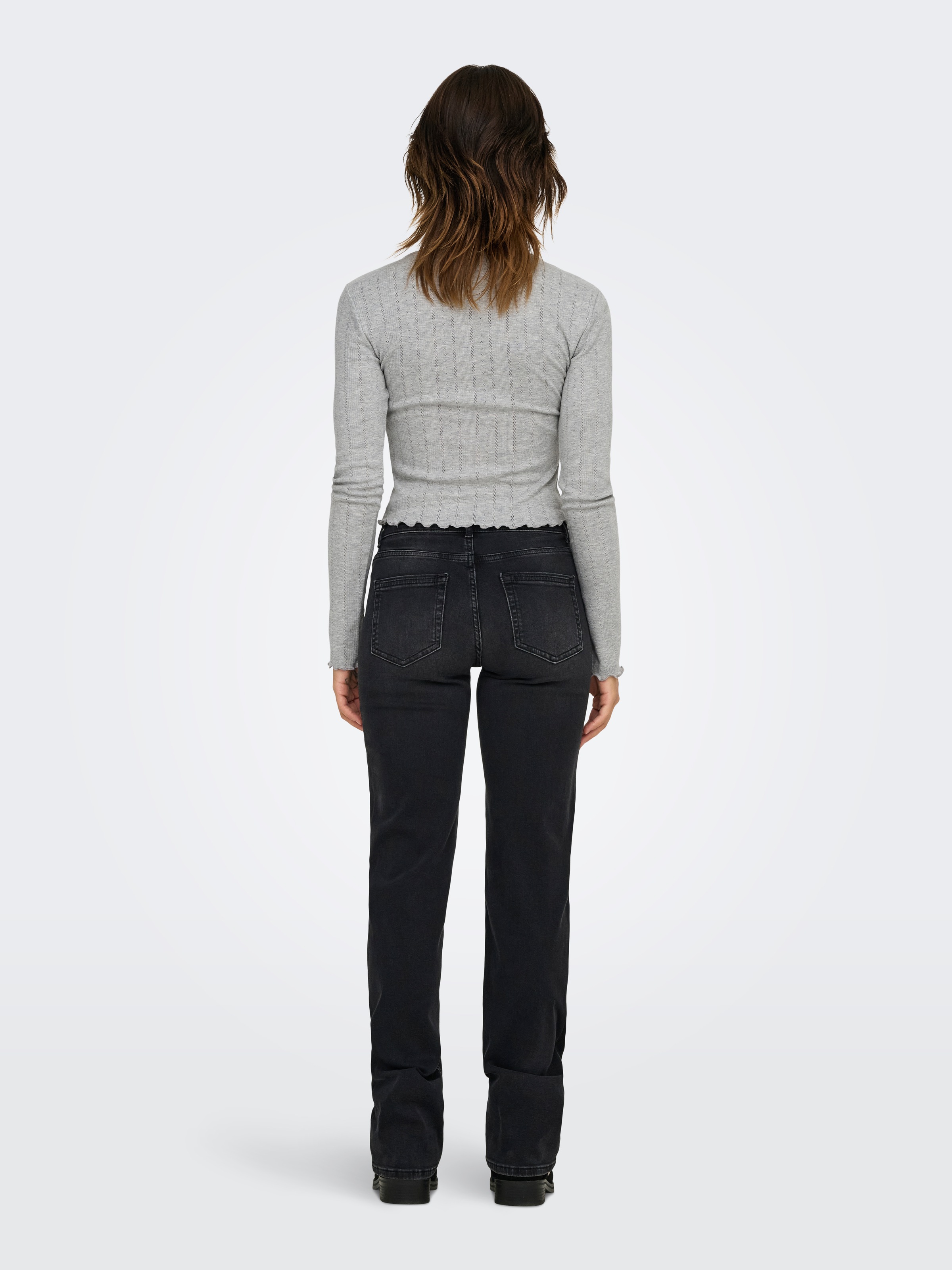 ONLY Langarmshirt »ONLCARLOTTA L/S WRAP TOP JRS«