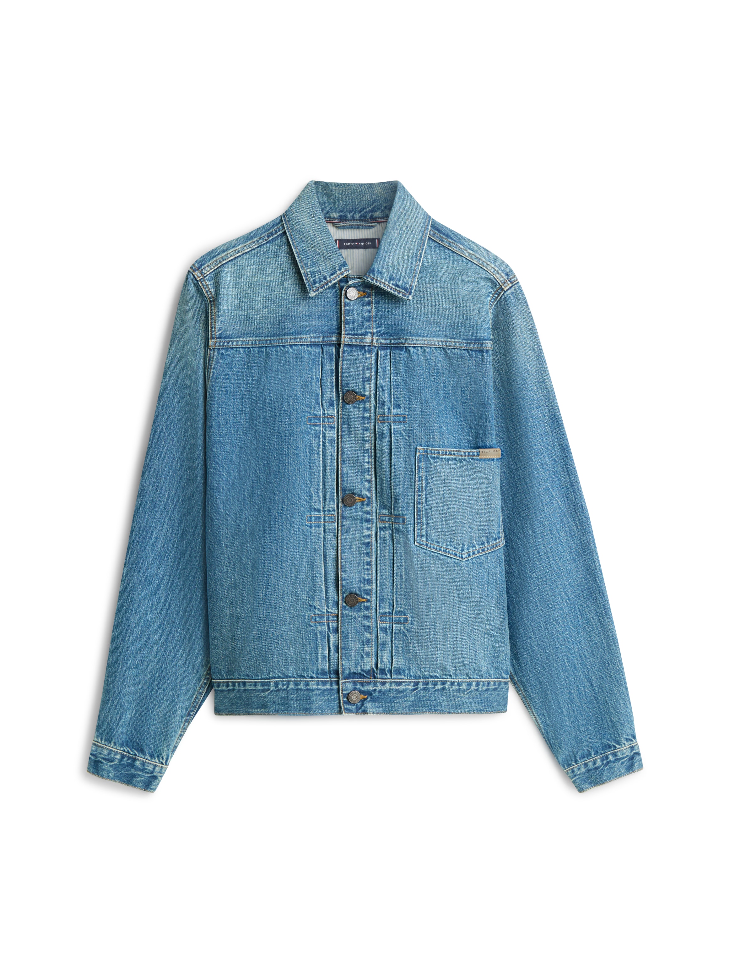 Tommy Hilfiger Jeansjacke »TRUCKER« ohne Kapuze Regular fit mit aufgesetzter Tasche