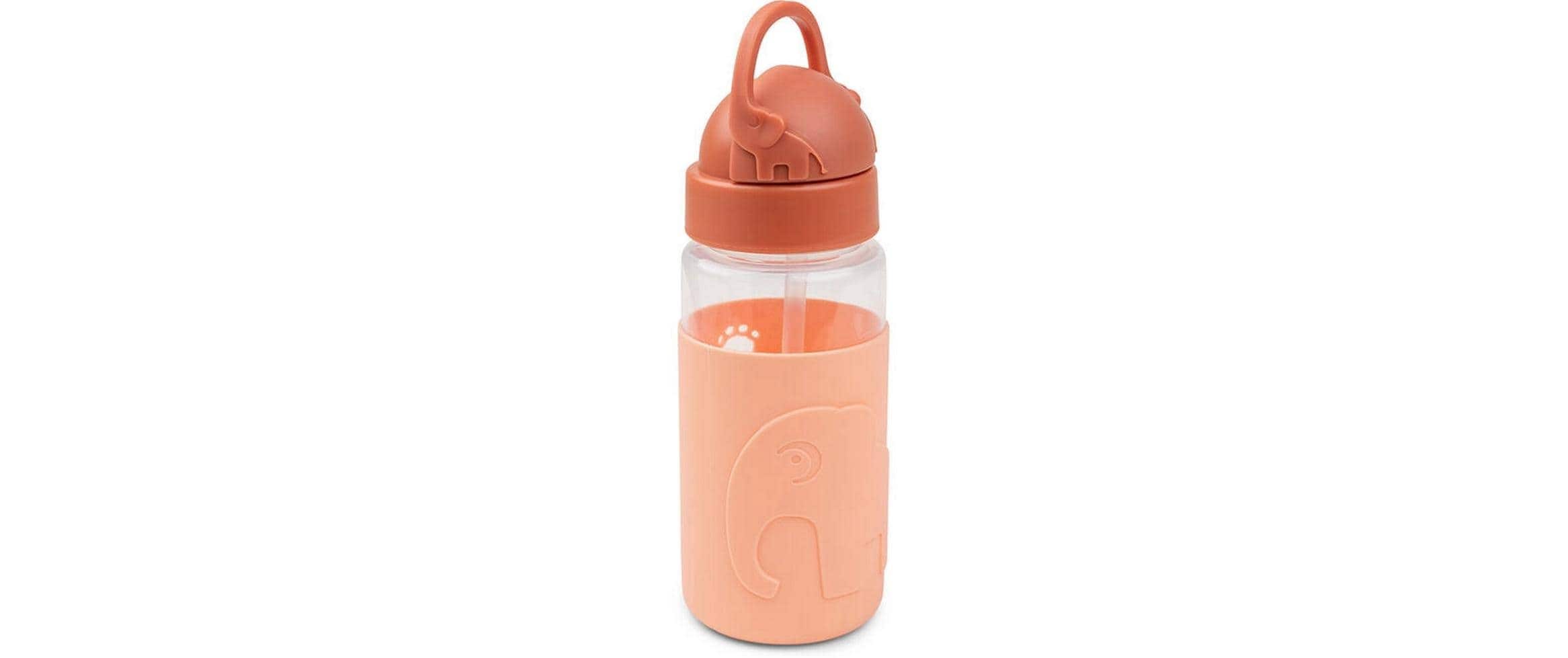 nicht definiert Trinkflasche »done by deer Easy-grip Strohhalm Elphee Papaya 350 ml«