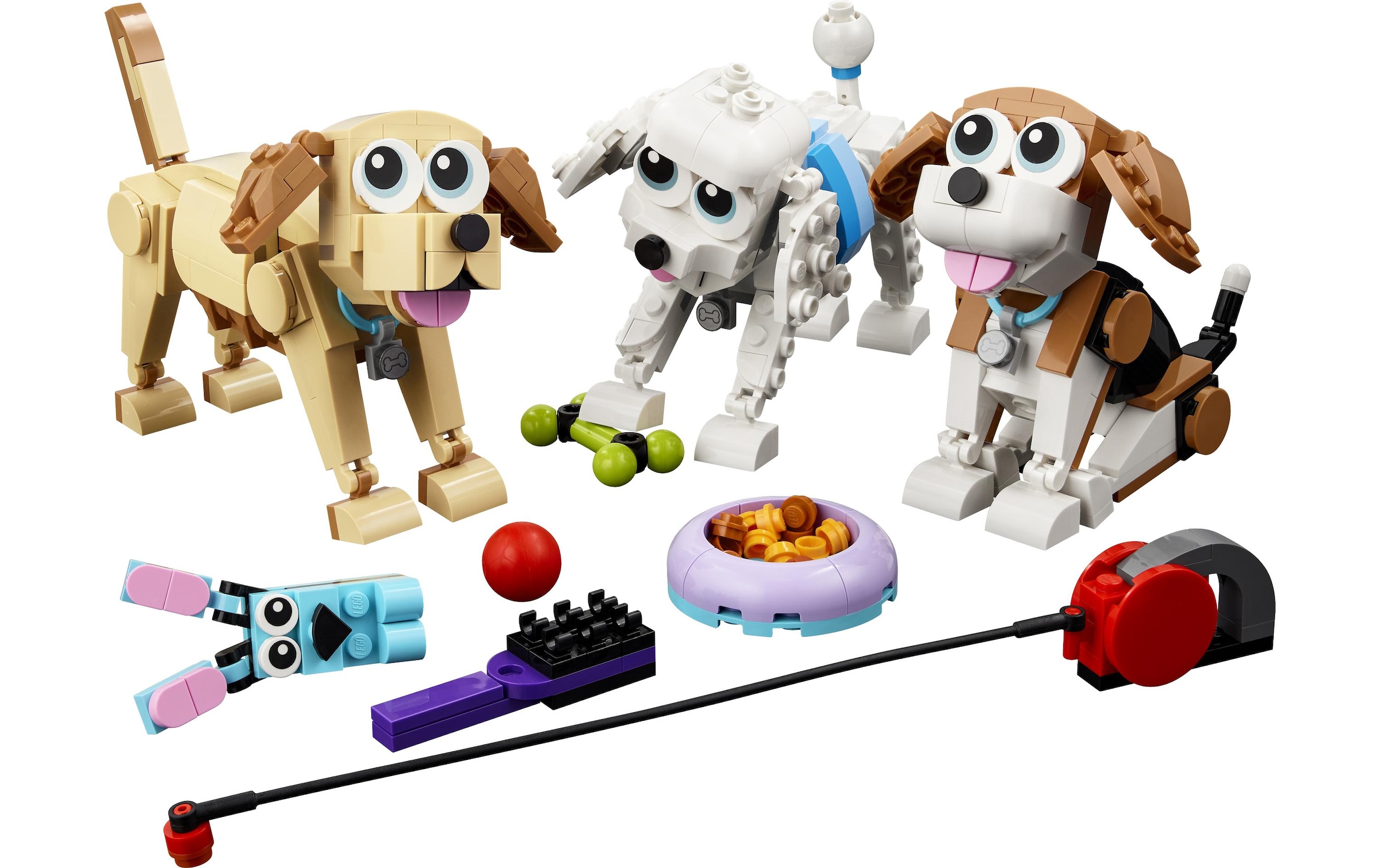 LEGO® Konstruktionsspielsteine »Hunde«