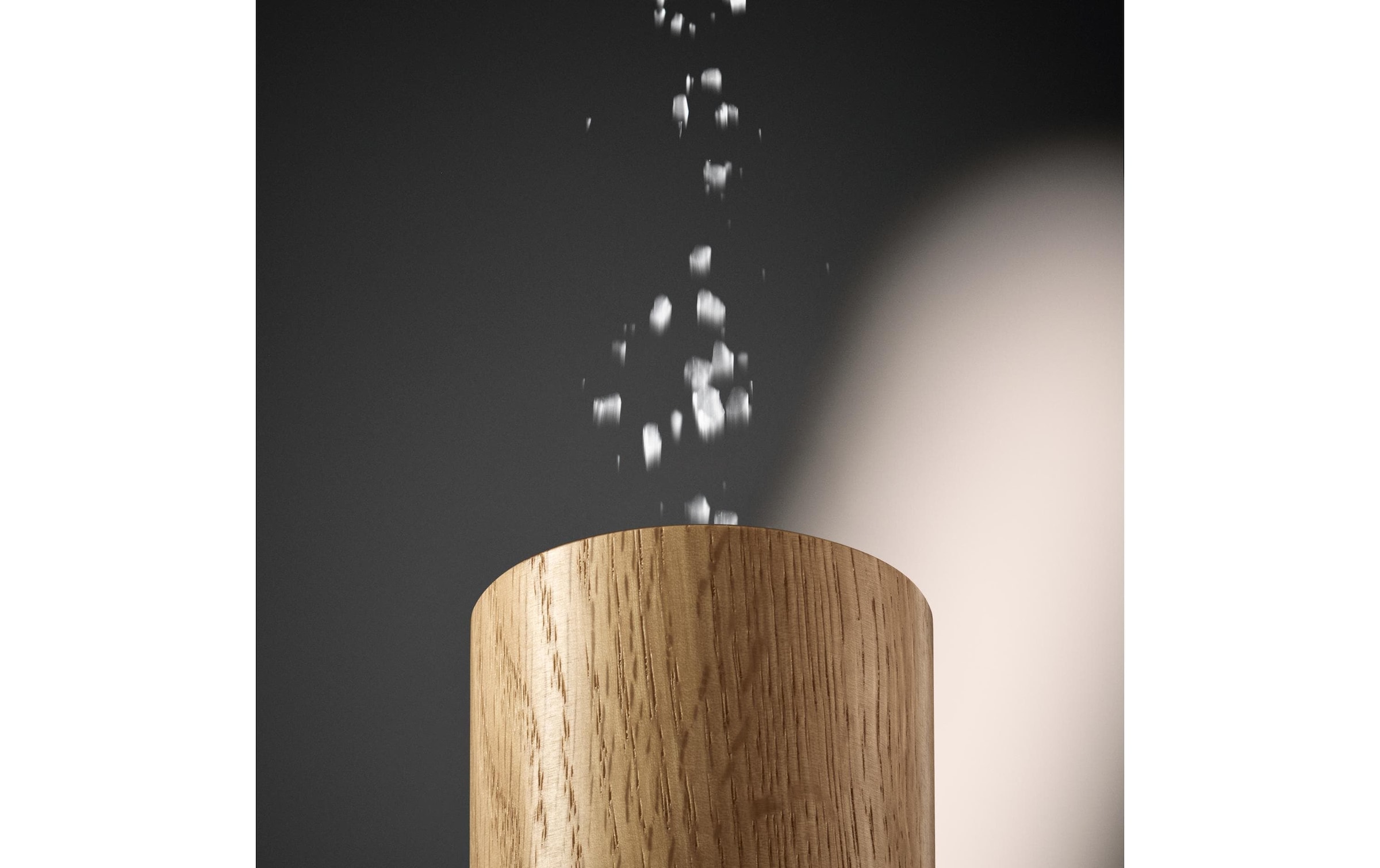 WMF Gewürzmühle »Nature Pro Edelstahl« Keramikmahlwerk, einstellbarer Mahlgrad, Aromaschutzdeckel, Holz