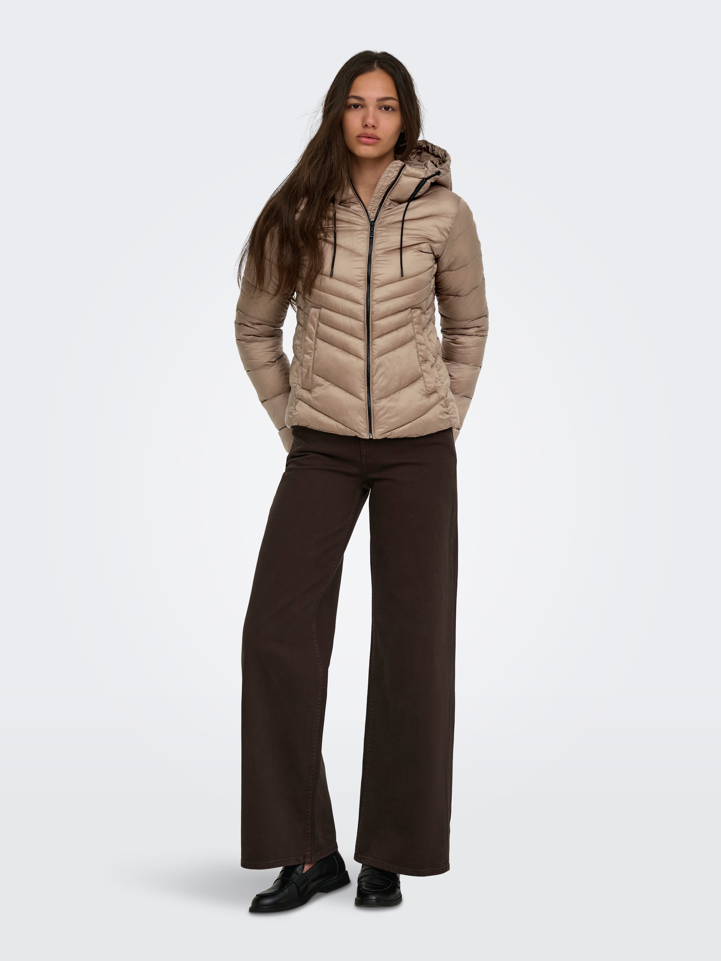 ONLY Steppjacke »ONLMIMI HOOD JACKET CC OTW« mit Kapuze Kunstfaser