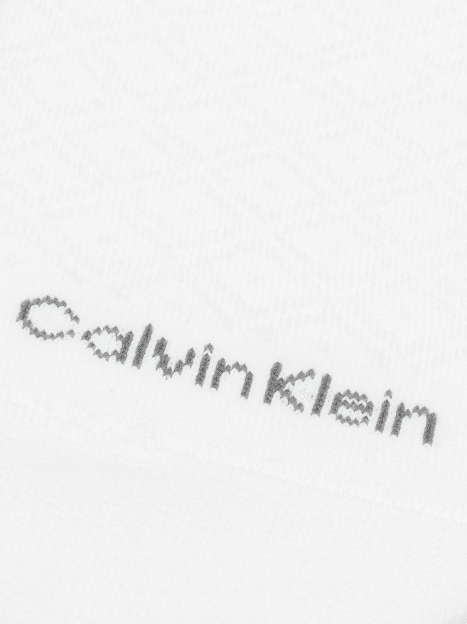 Calvin Klein Jeans Füsslinge »CK WOMEN FOOTIE HIGH CUT 2P DIAMOND«, (2 Paar), Mit gewelltem Rand und tollem Muster