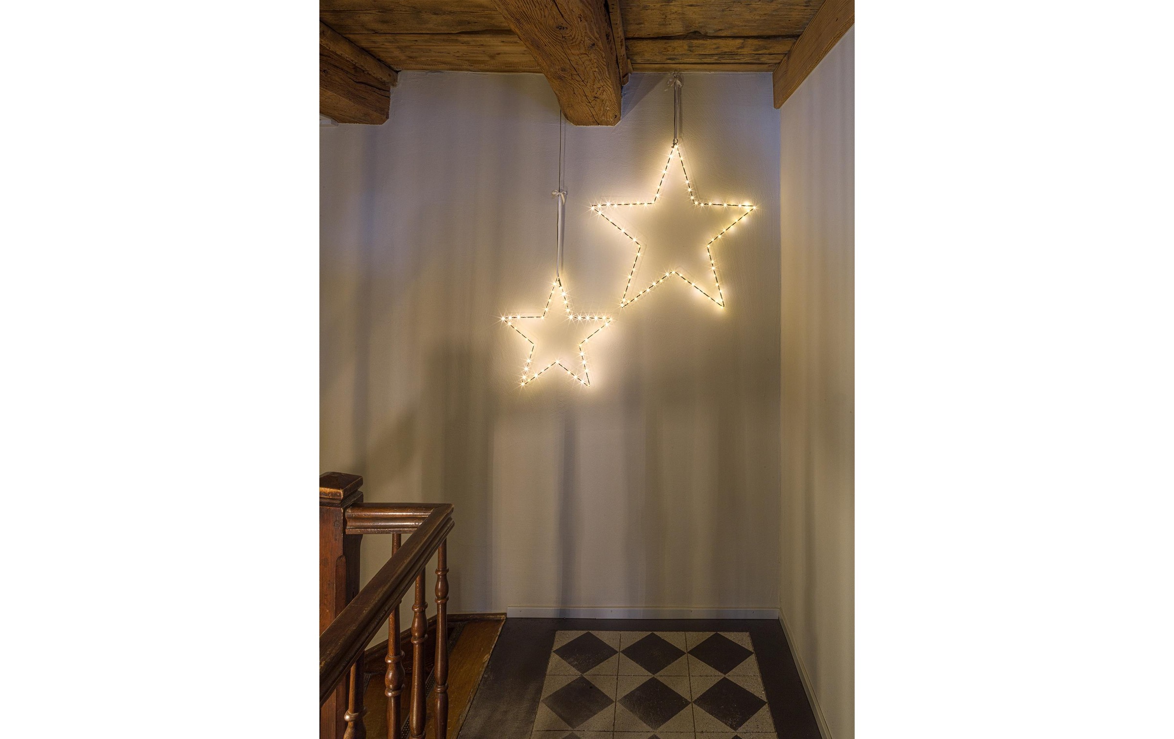 STT Étoile LED »M 80 LEDs Schwarz«