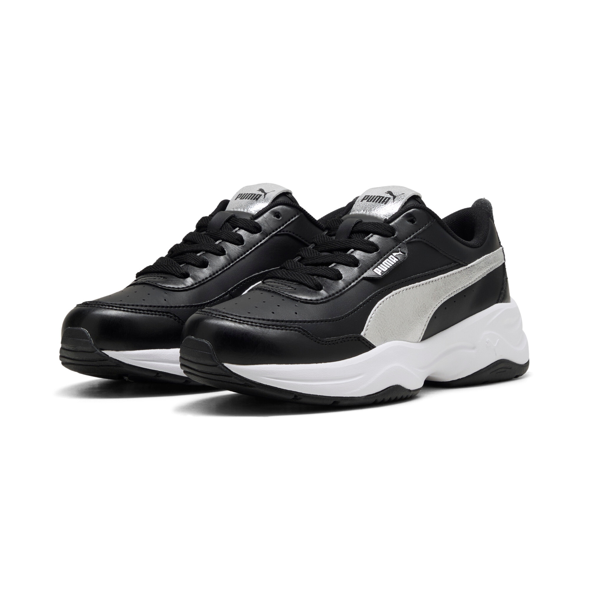Image of PUMA Sneaker "CILIA MODE METALLIC WHISPER" mit Textil-Innenfutter, mit Schnürverschluss, aus Synthetik