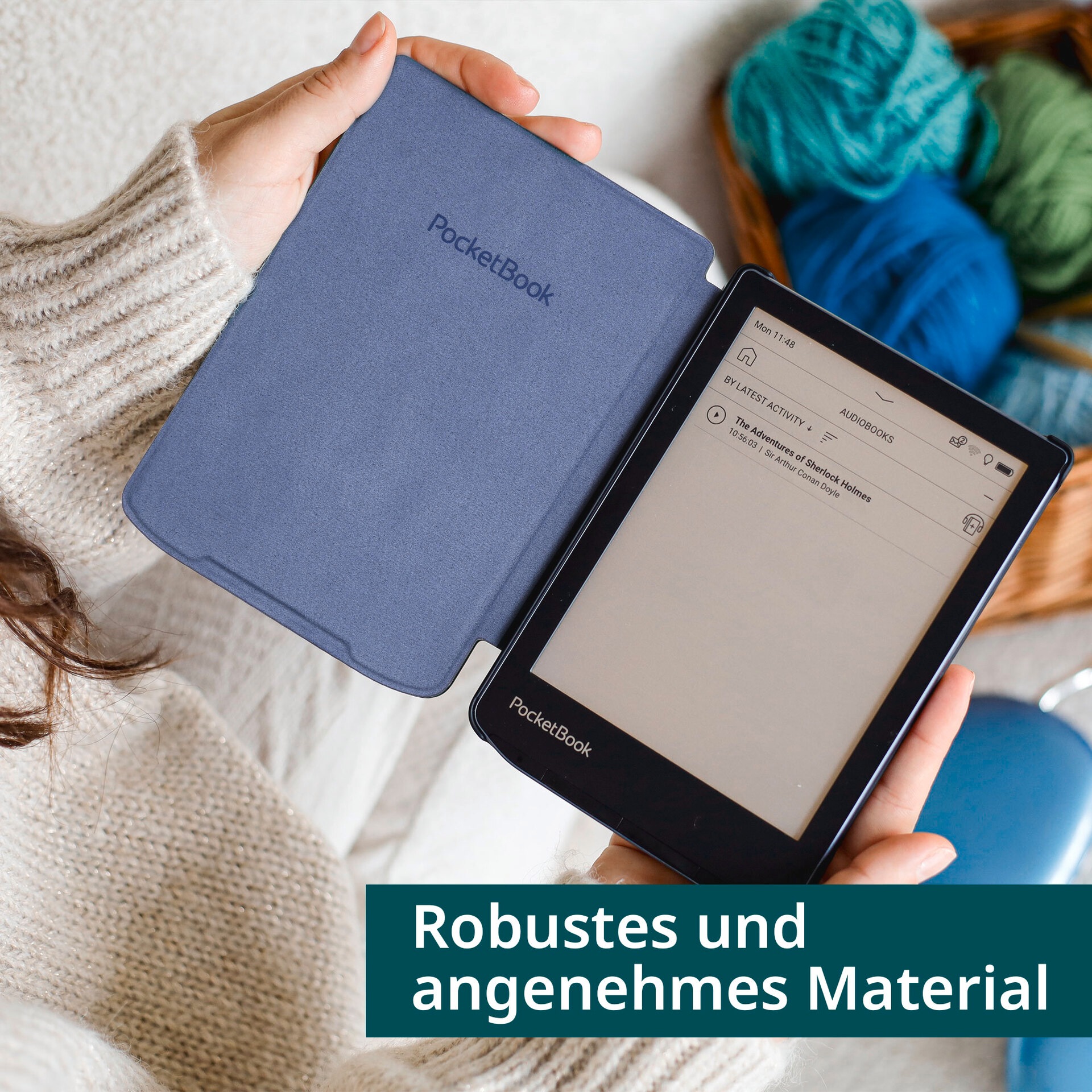 PocketBook Étui pour e-reader »Shell Cover 6 für Verse, Verse Pro & Verse Pro Color« 15,2 cm (6 Zoll) Backcover, Schutzhülle, Book Cover, Case, Schutzcase, stossfest