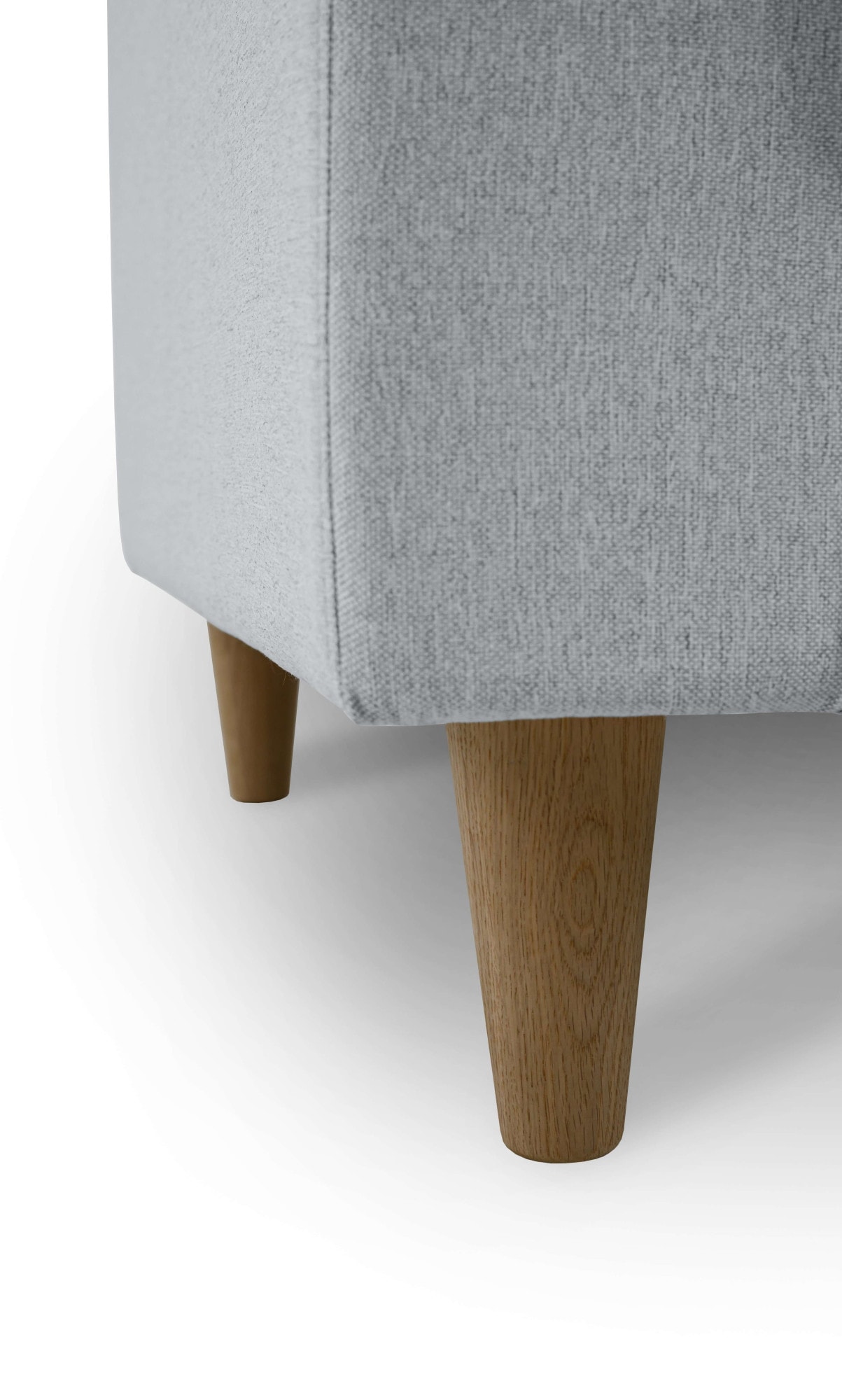 andas Ecksofa »Tvinno«, im skandinavischen Stil, L-Form, mit Massivholzfüssen, Breite 230 cm