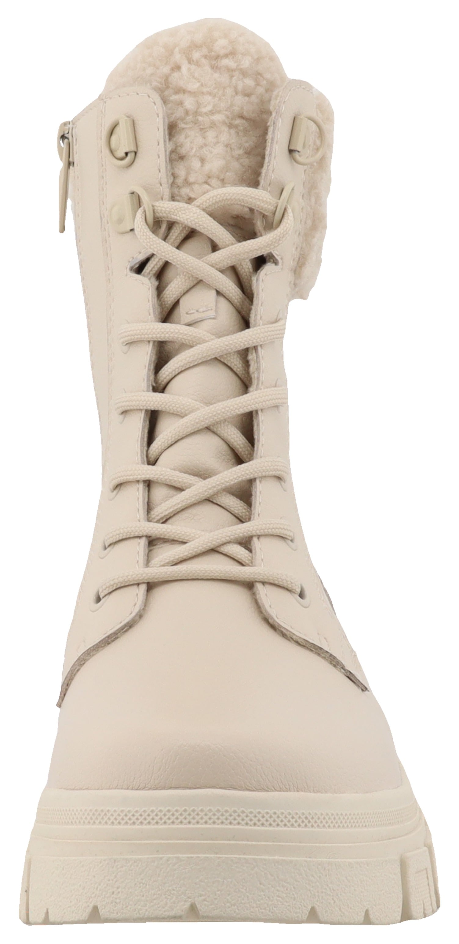TOM TAILOR Winterboots, Blockabsatz, Schnürboots, mit Innenreissverschluss, Weite G
