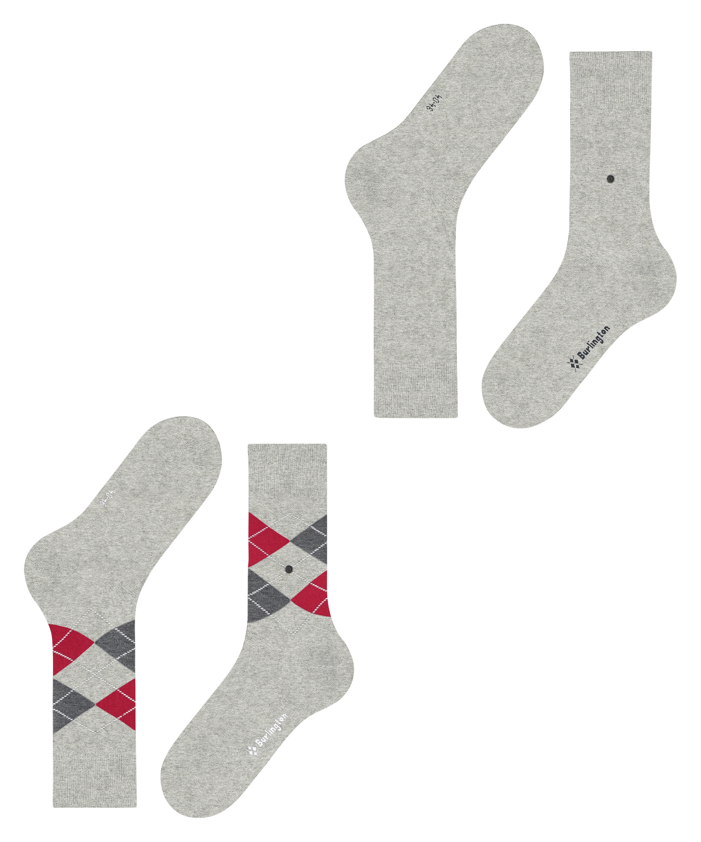 Burlington Socken »Everyday Argyle Mix«, (2er Pack)