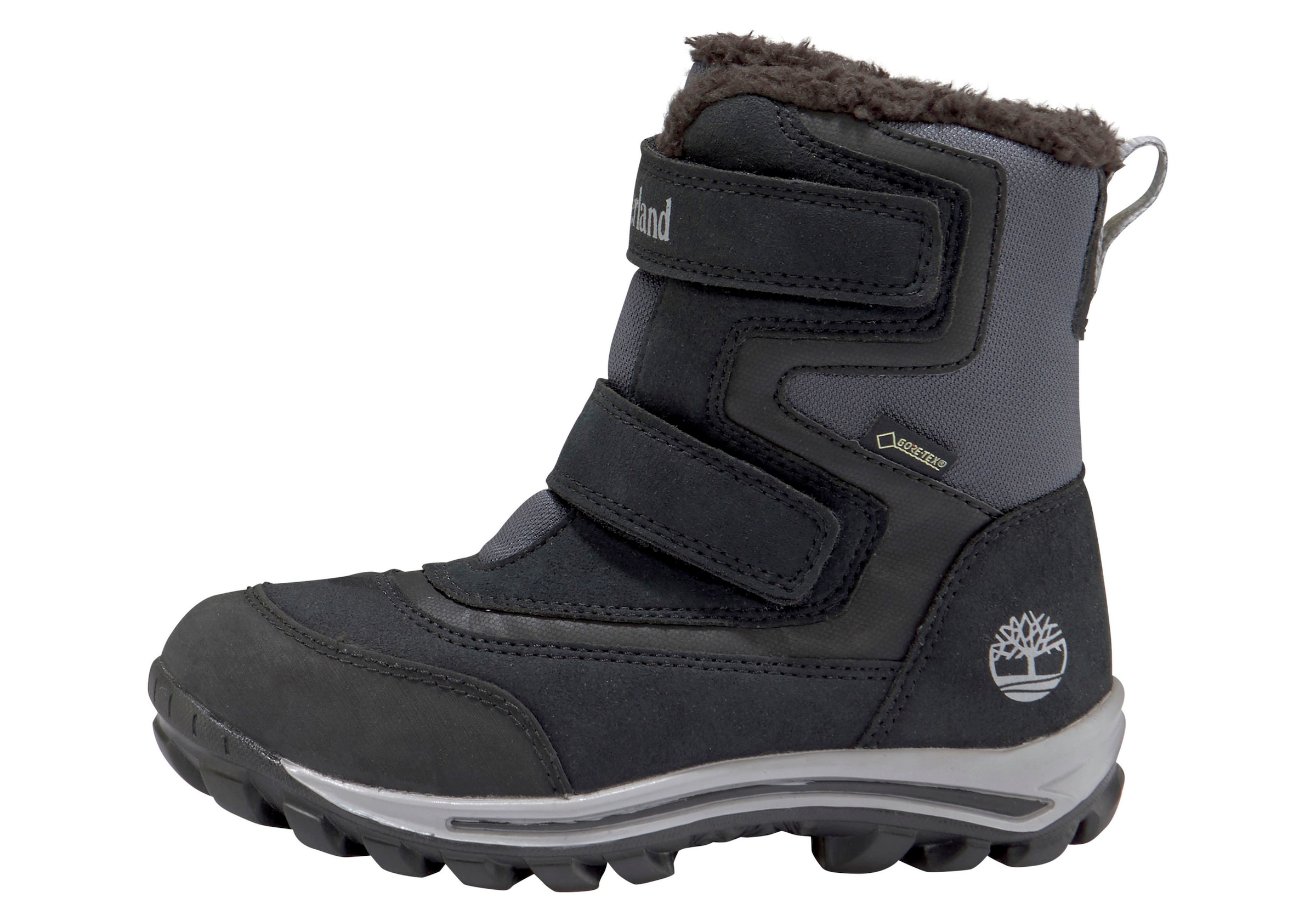 Timberland Winterboots »CHILLBERGMID HOOK & LOOP GTX SNOW BOOT«, Snowboots, Winterstiefel, Winterschuhe, gefüttert, wasserdicht
