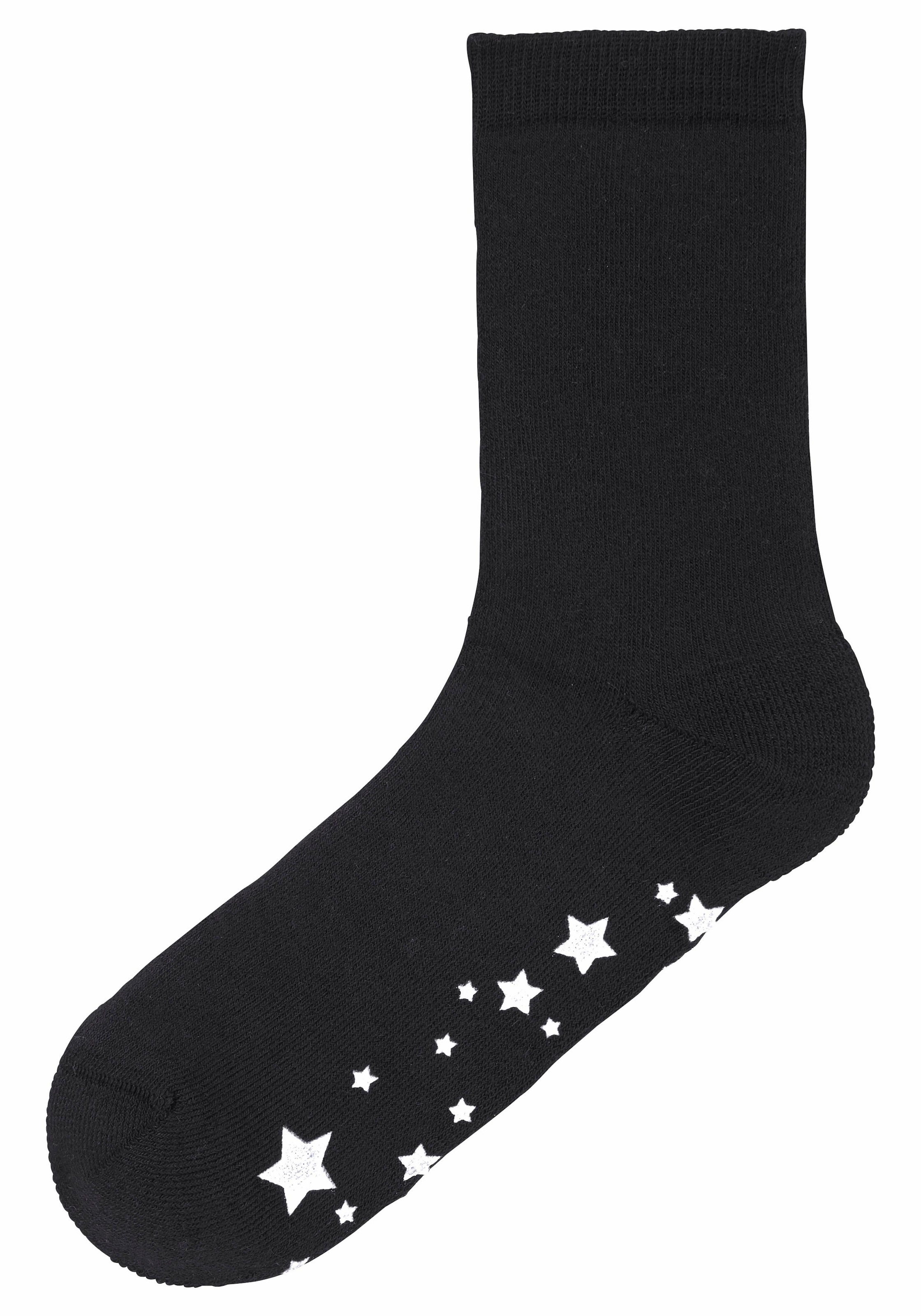 ♕ Lavana ABS-Socken, Paar), im 3 auf Sterndesign versandkostenfrei Antirutschsohle mit (Set