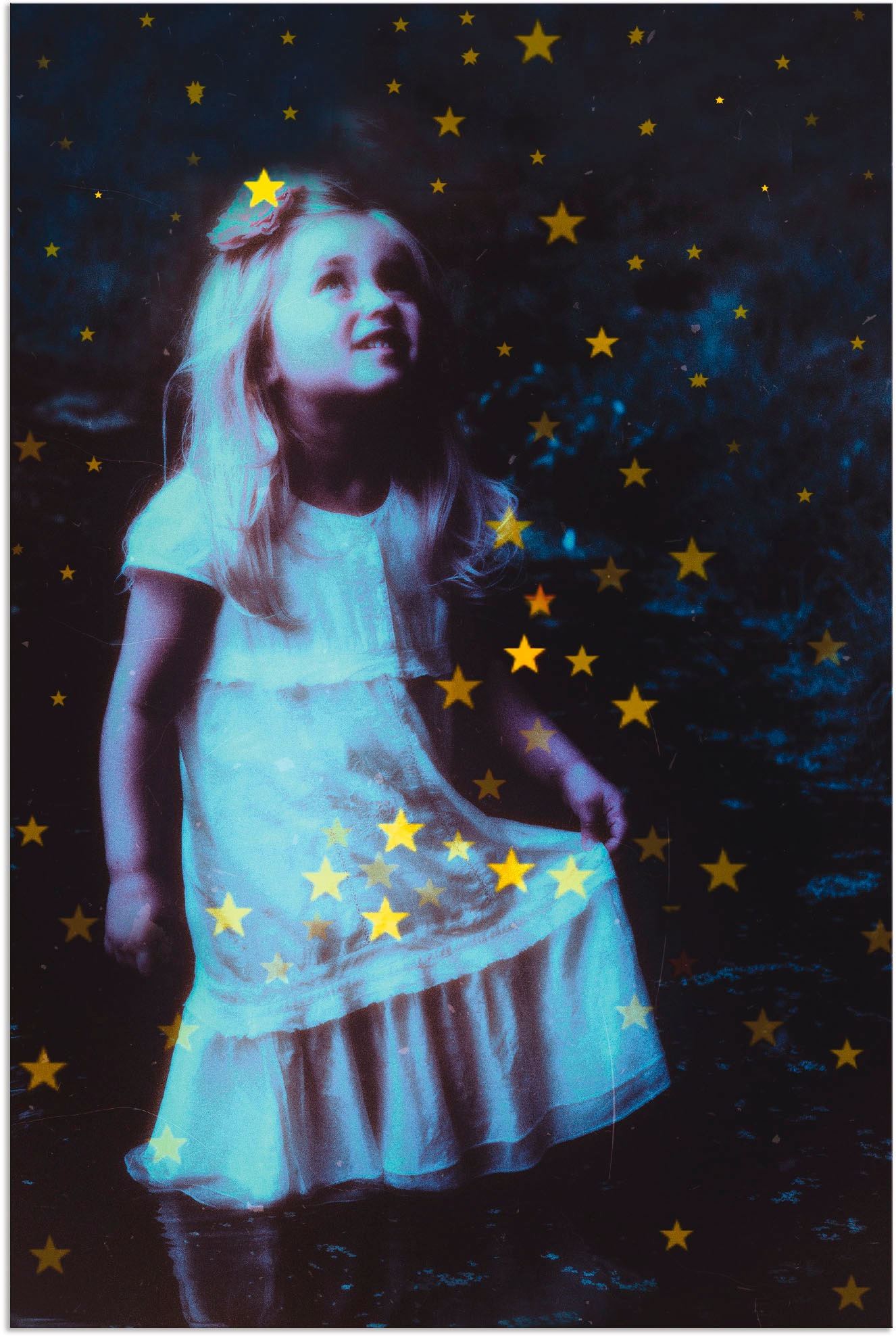 Image of Artland Wandbild »Sterntaler«, Geschichten & Märchen, (1 St.), in vielen Grössen & Produktarten - Alubild / Outdoorbild für den Aussenbereich, Leinwandbild, Poster, Wandaufkleber / Wandtattoo auch für Badezimmer geeignet bei Ackermann Versand Schweiz