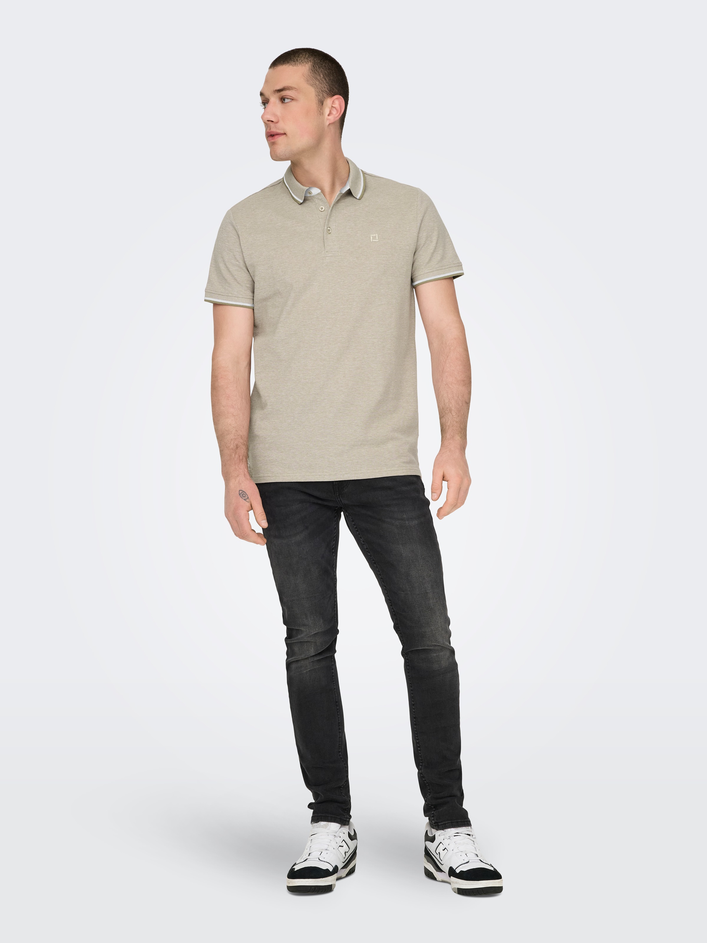 ONLY & SONS Poloshirt »ONSFLETCHER SLIM SS POLO NOOS« Baumwolle, normal geschnitten