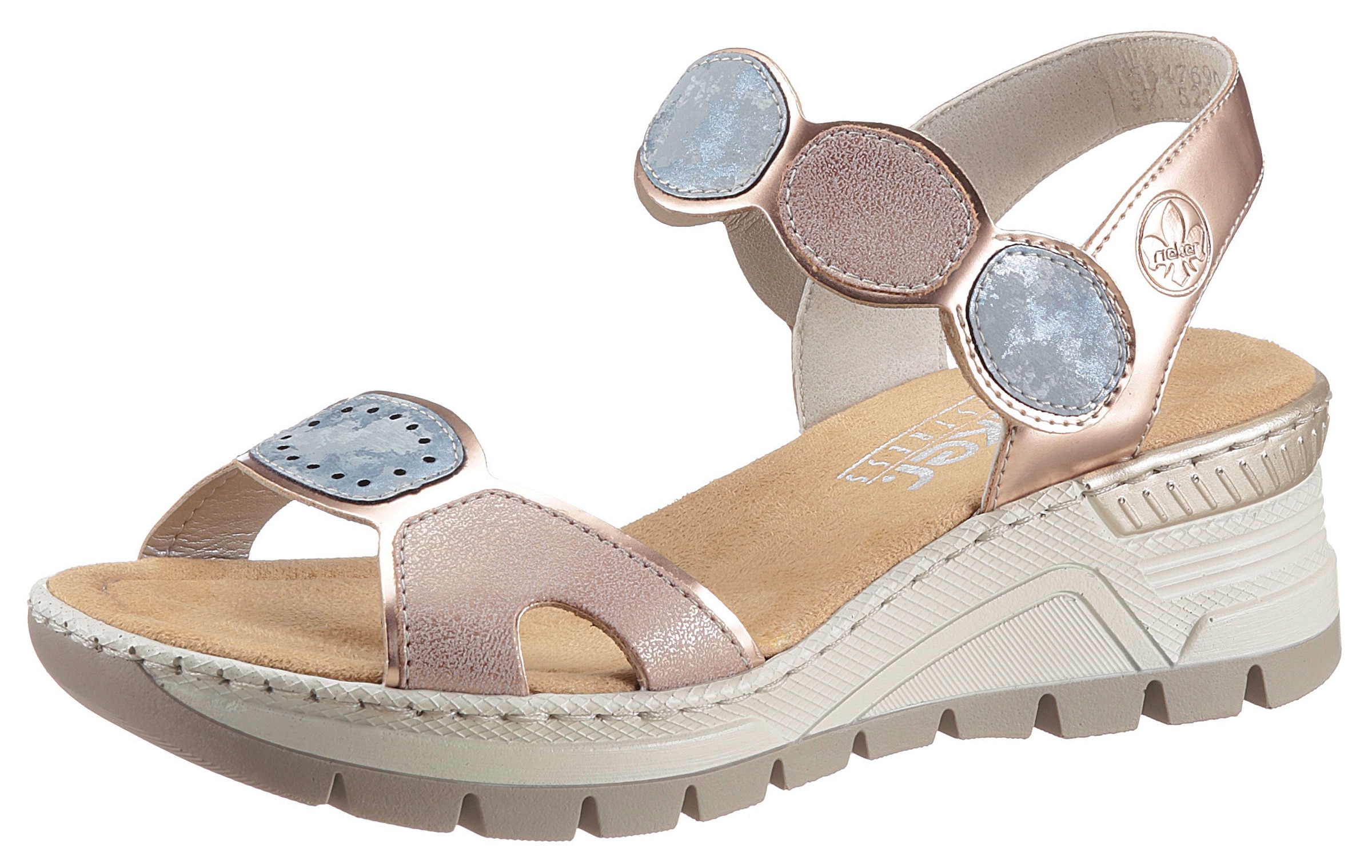Image of Rieker Sandalette, im Metallic-Look bei Ackermann Versand Schweiz