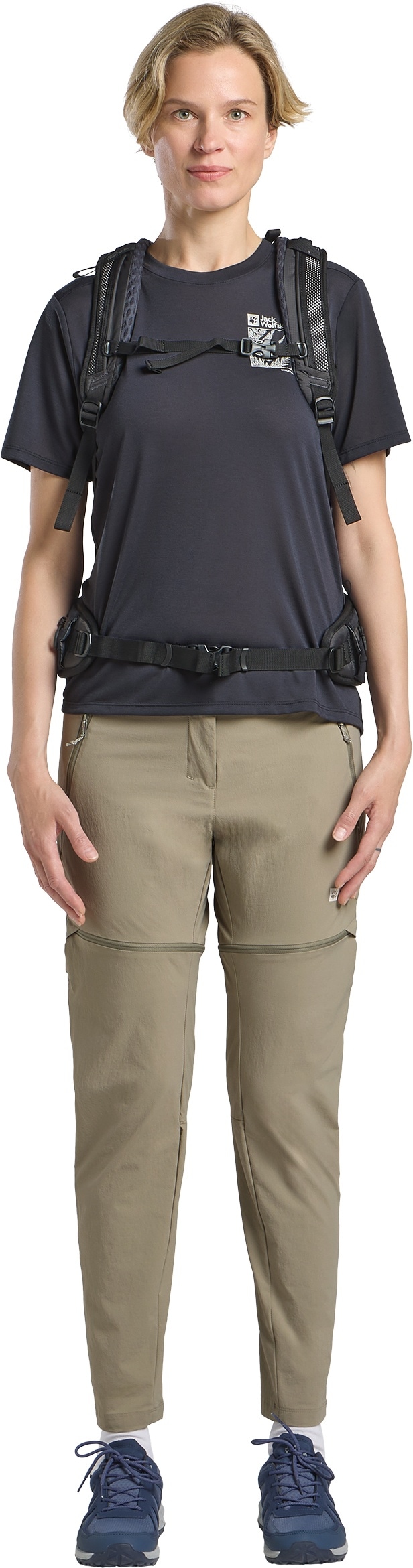 Jack Wolfskin Zip-away-Hose »HIKEOUT ZIP AWAY PANTS W«