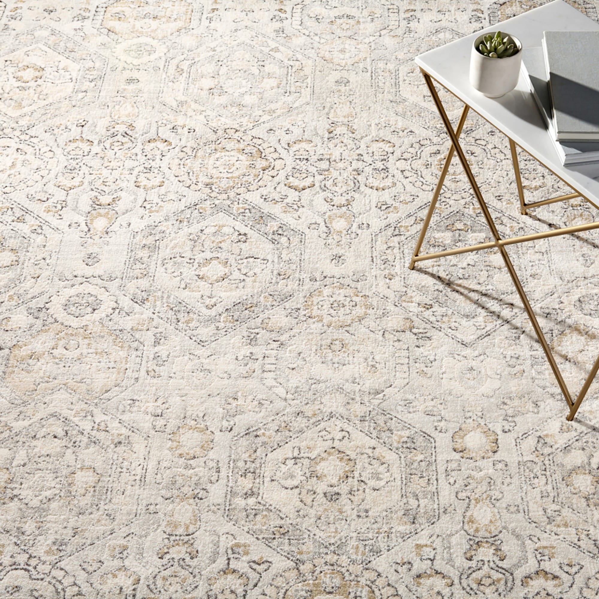 Livabliss Tapis »SOHAG« Rectangulaire 10 mm Höhe tapis vintage orientale style bohème